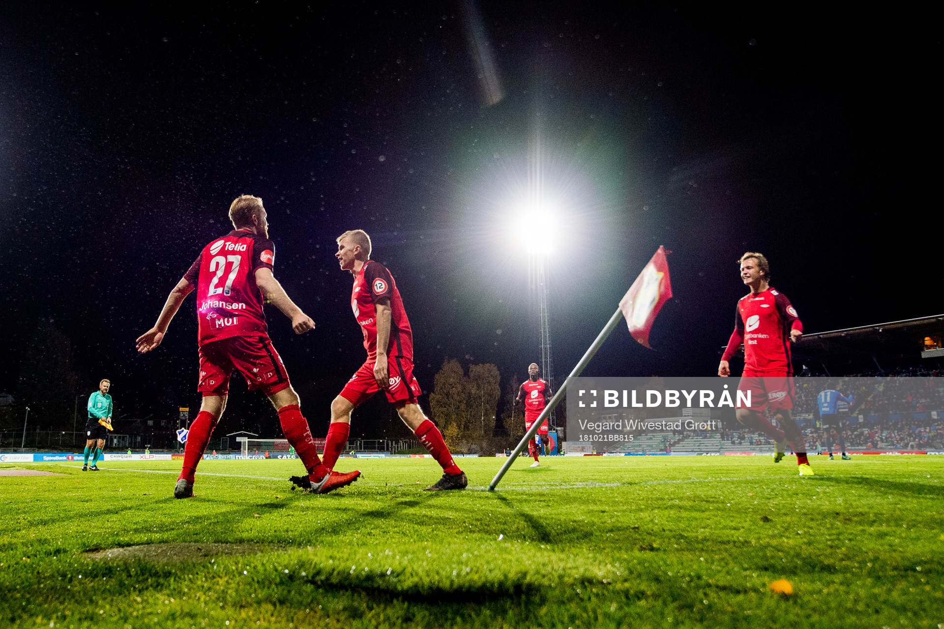 Henrik Kjelsrud Johansen of Brann celebrates