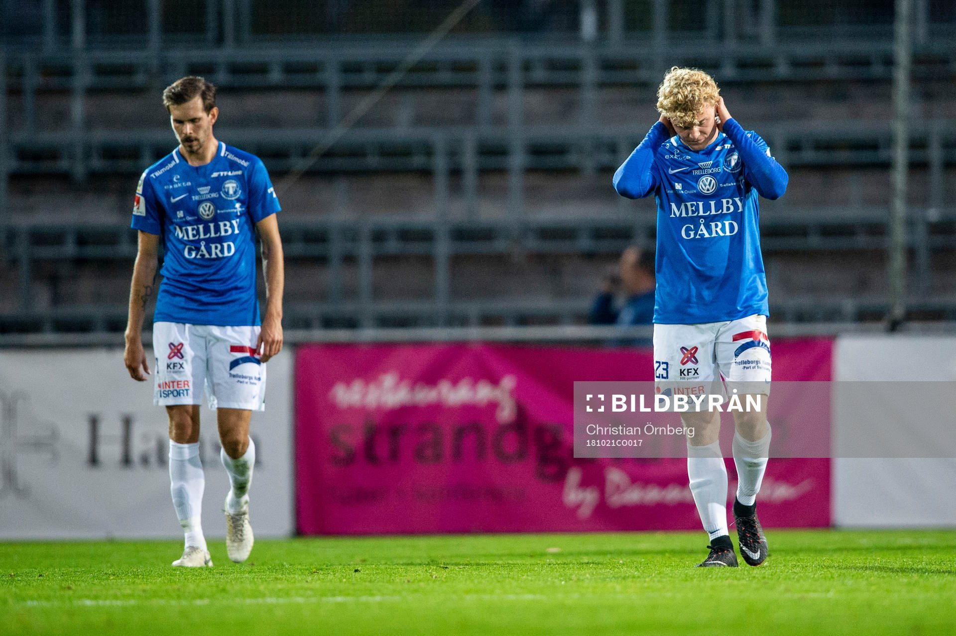 Trelleborgs Sebastian Ohlsson och Freddie Brorsson deppar