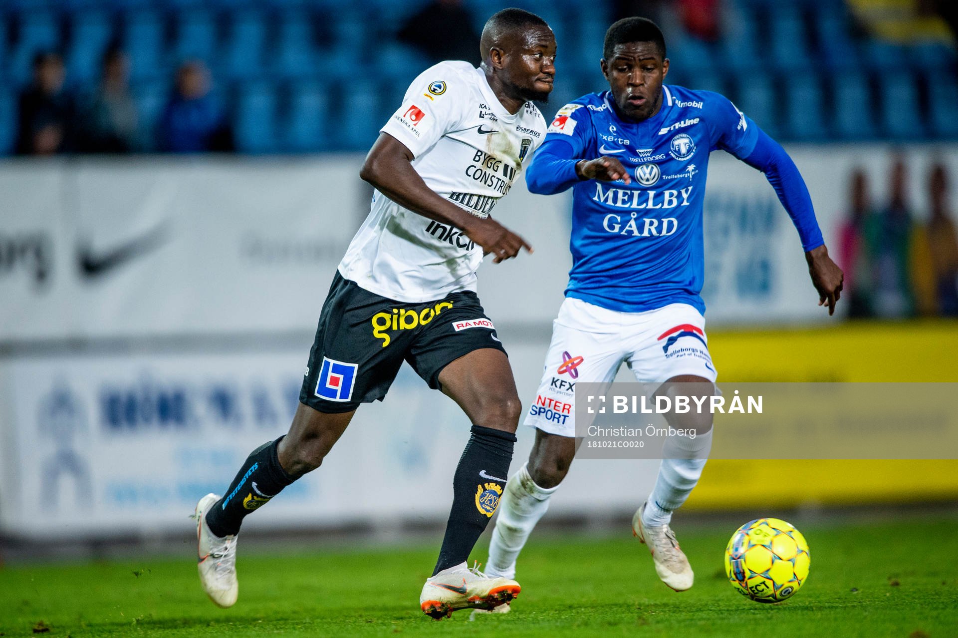 Sirius Moses Ogbu mot Trelleborgs Kofi Sarkodie