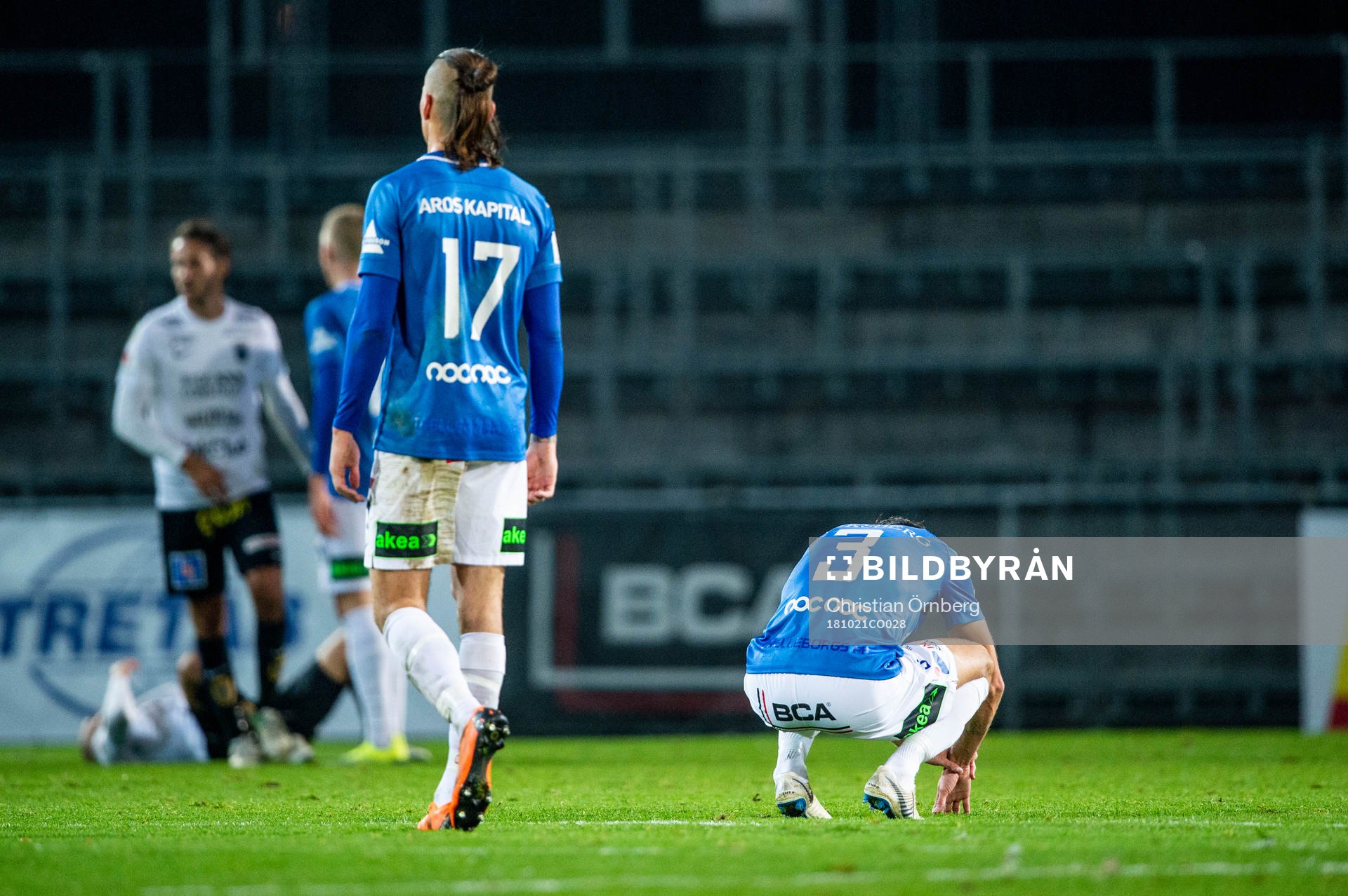 Trelleborgs Isak Jönsson och Sebastian Ohlsson deppar