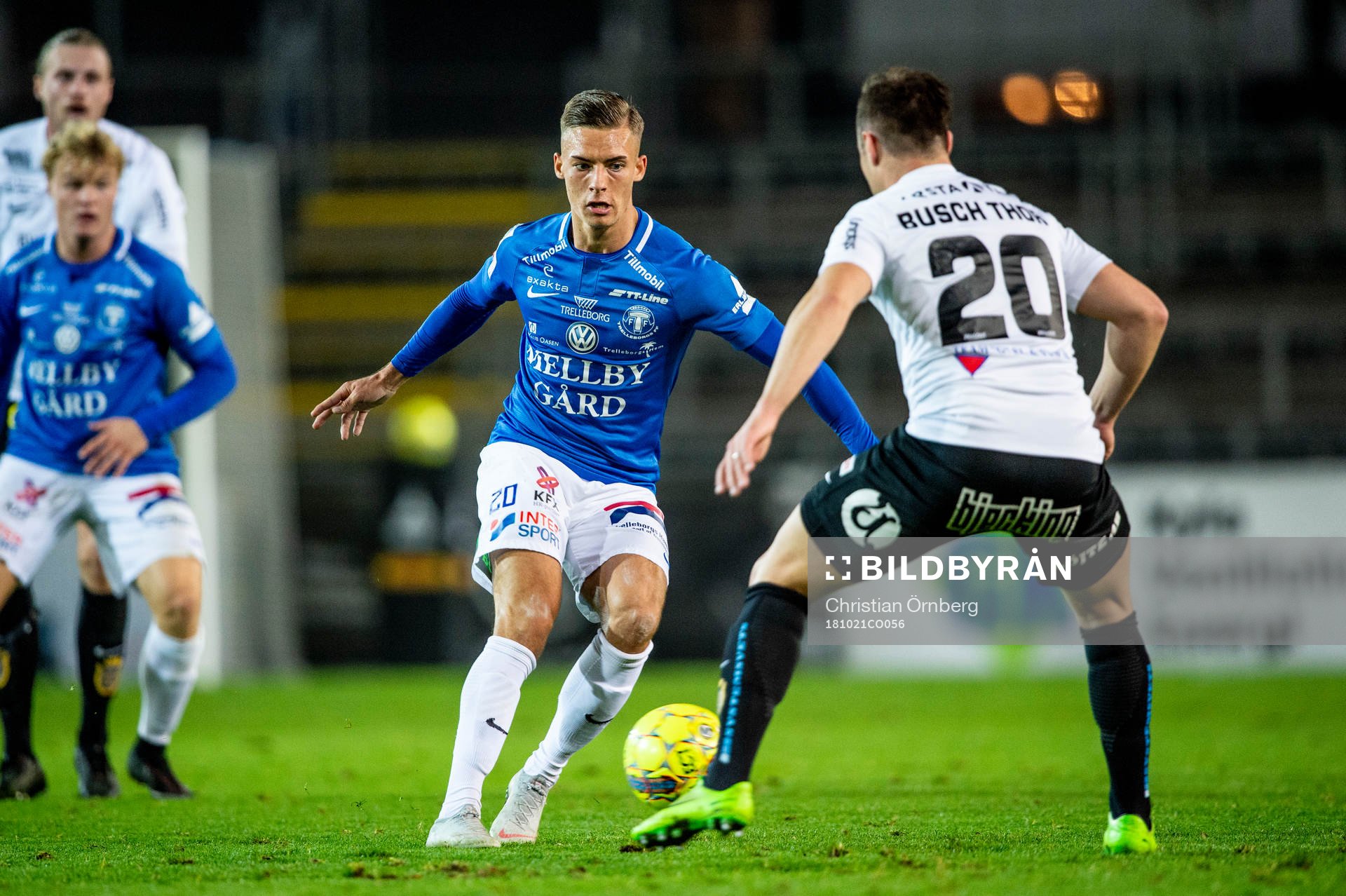 Trelleborgs Felix Hörberg mot Sirius Niklas Busch Thor