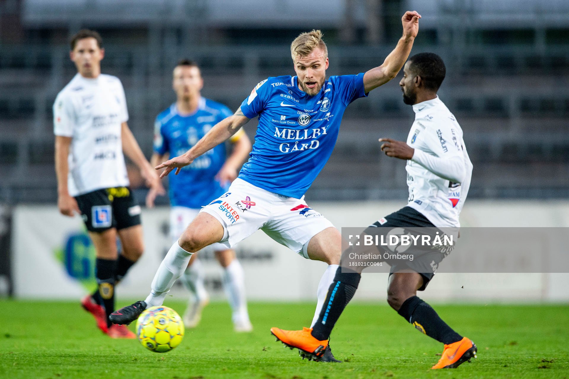 Trelleborgs Robin Nilsson mot Sirius Mohammed Saeid