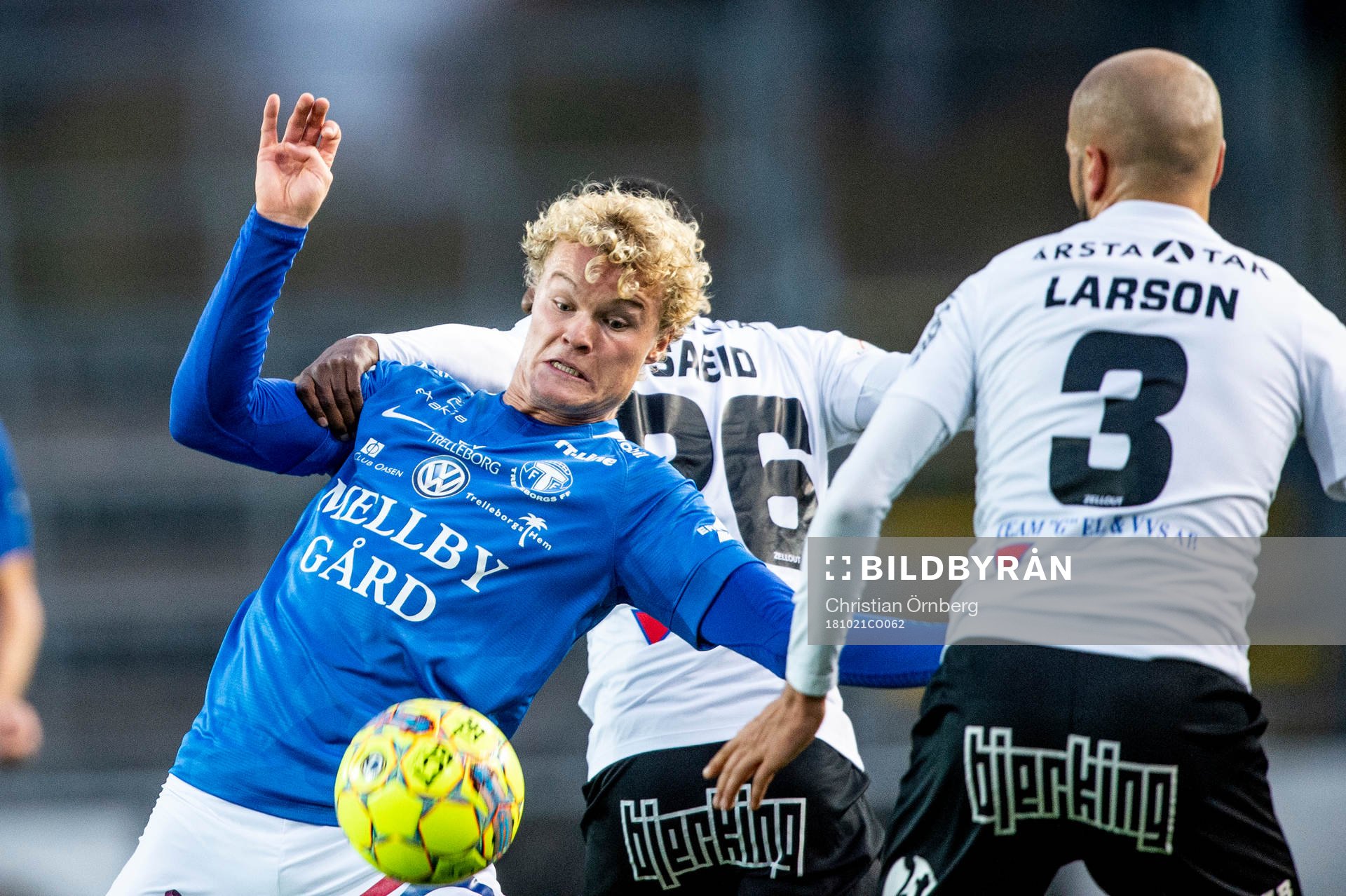 Trelleborgs Freddie Brorsson mot Mohammed Saeid och Karl