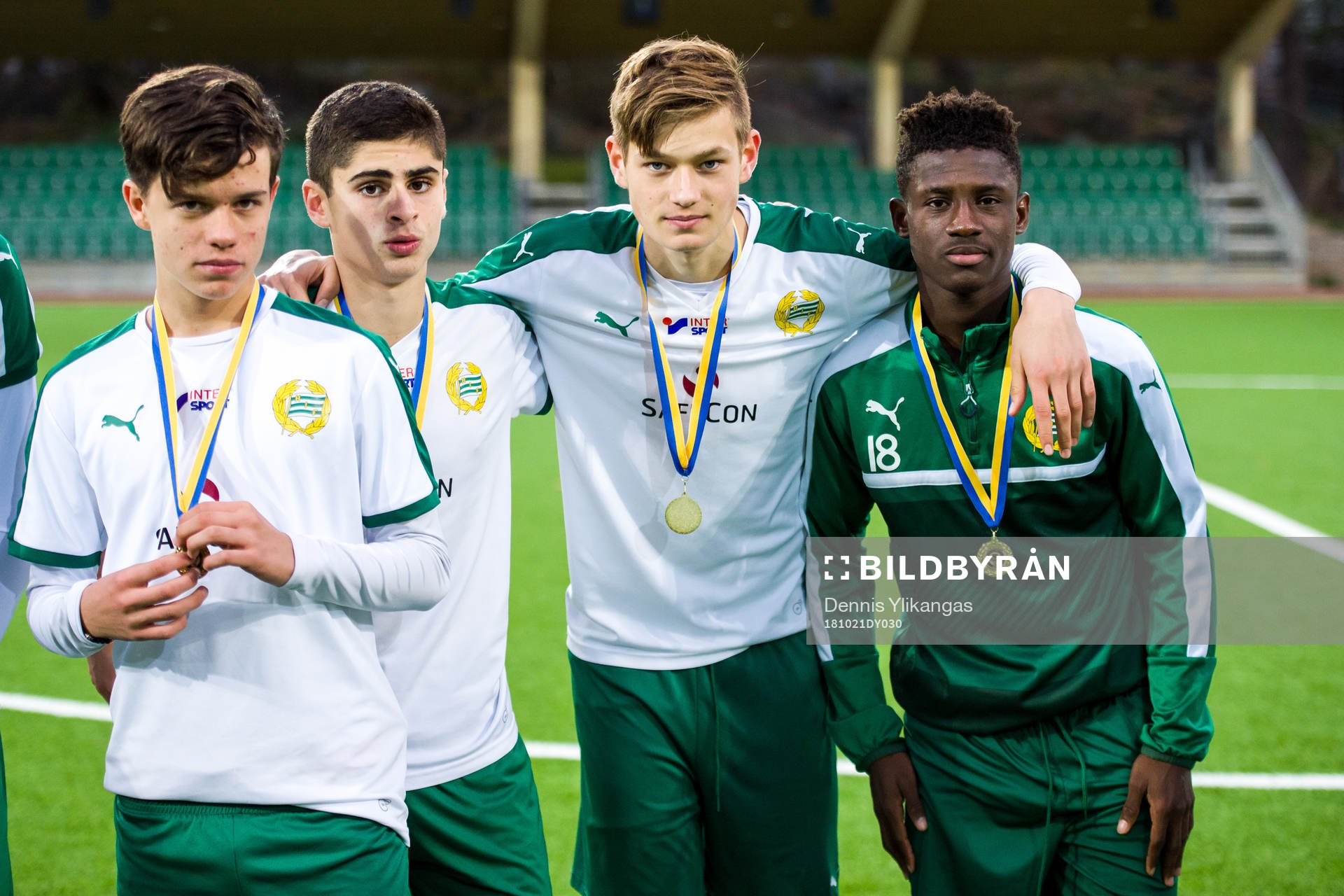 under fotbollsmatchen i U16 SM-finalen mellan Hammarby och