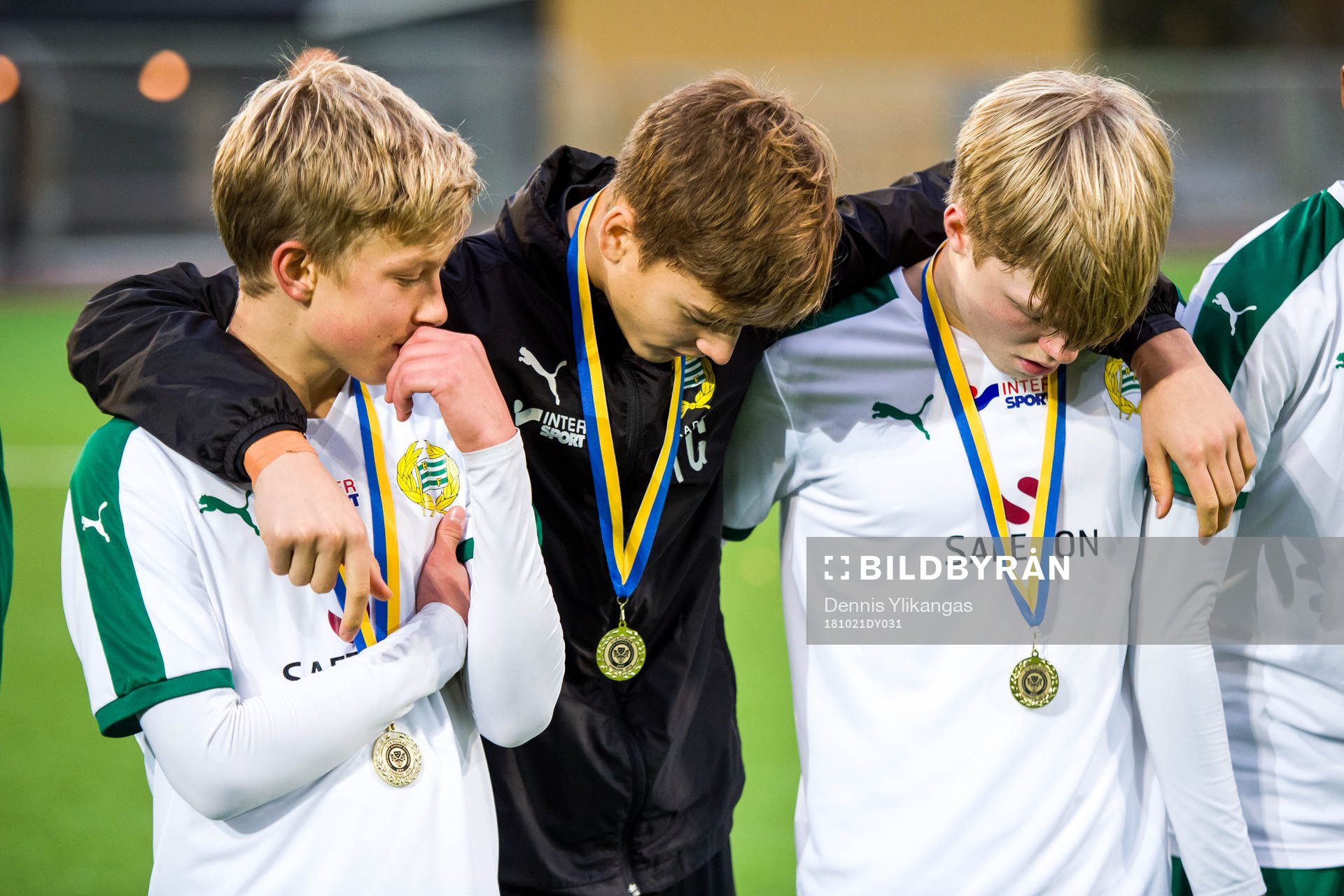 under fotbollsmatchen i U16 SM-finalen mellan Hammarby och