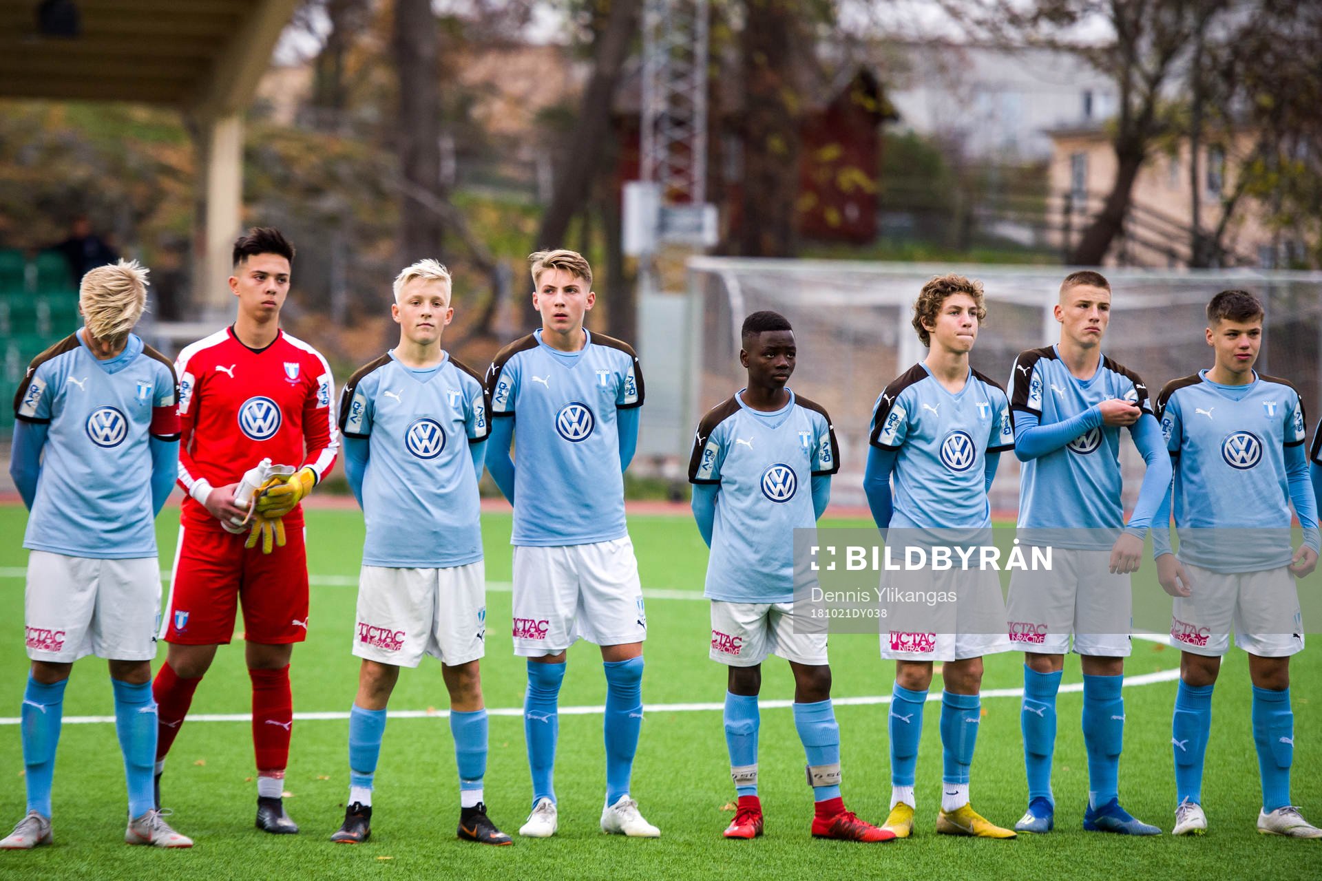 under fotbollsmatchen i U16 SM-finalen mellan Hammarby och