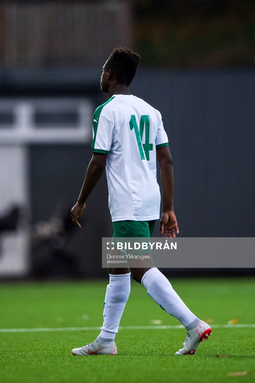Hammarbys Abdallah Mahmud får rött kort