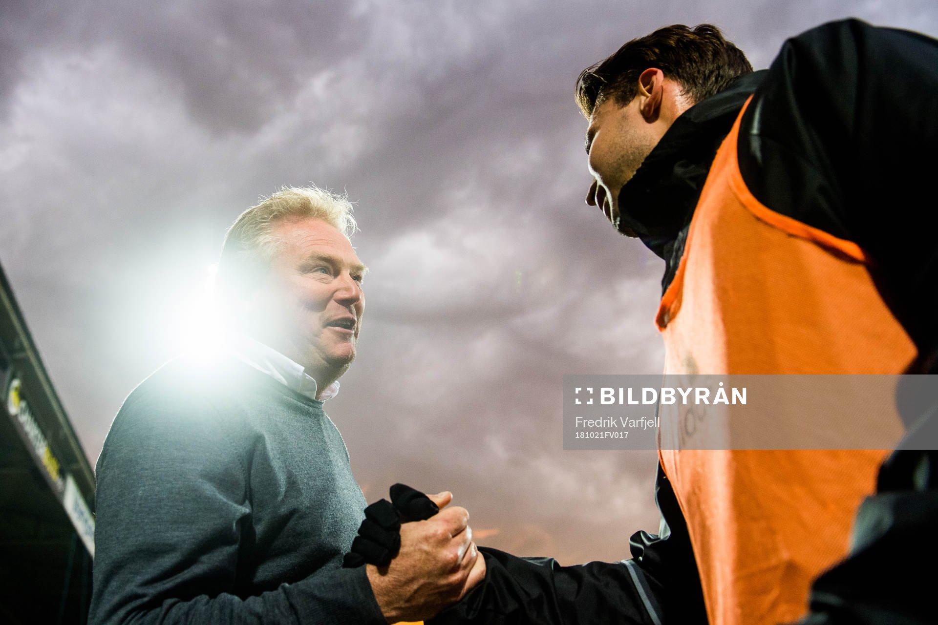 Jørgen Lennartsson, head coach of Lillestrøm, and Anders