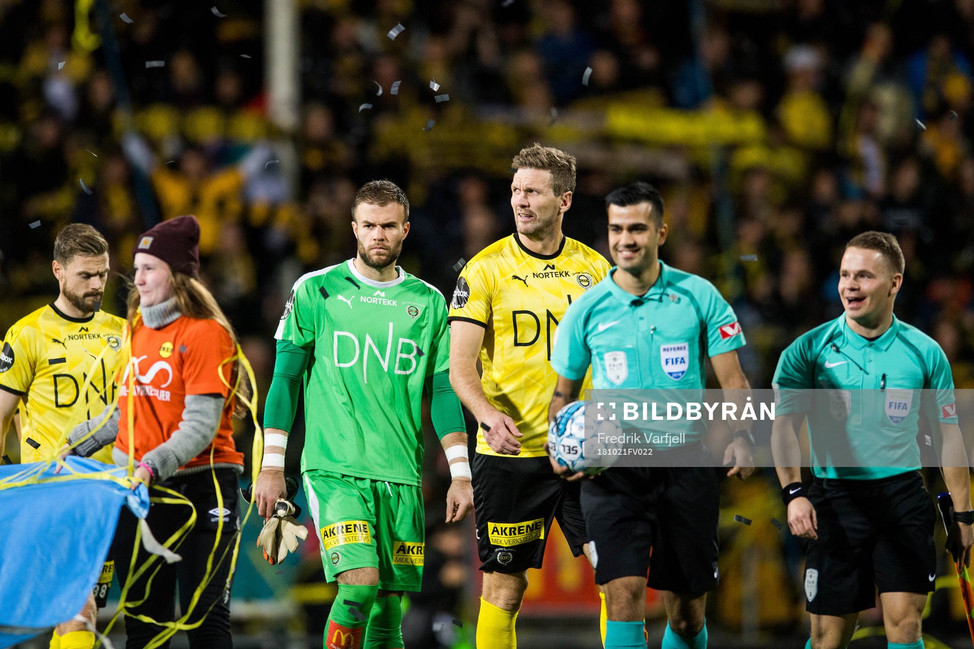 Goalkeeper Marko Maric and Frode Kippe of Lillestrøm