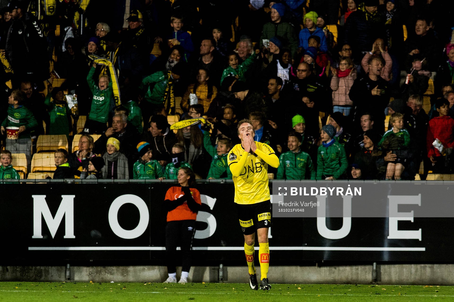 Simen Kind Mikalsen of Lillestrøm looks dejected