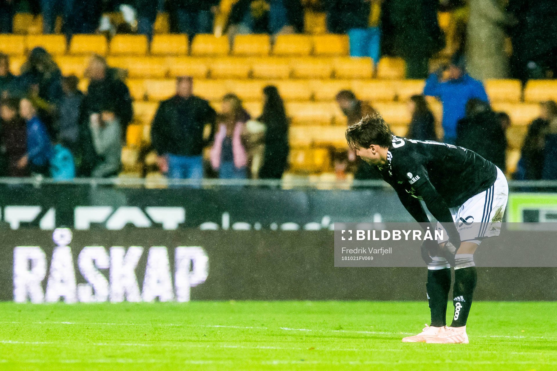 Anders Trondsen of Rosenborg looks dejected