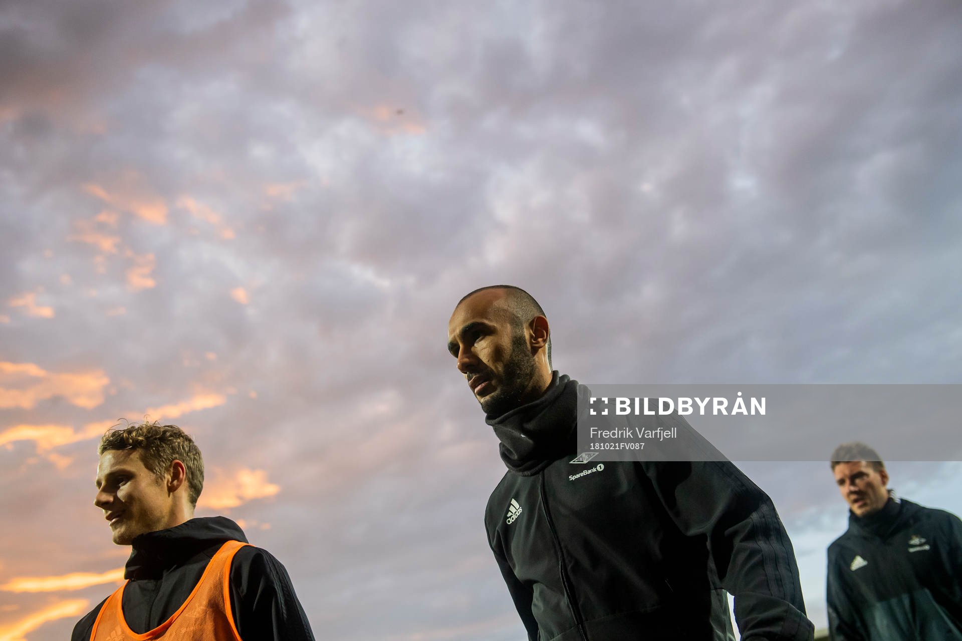 Vegar Eggen Hedenstad and Issam Jebali of Rosenborg