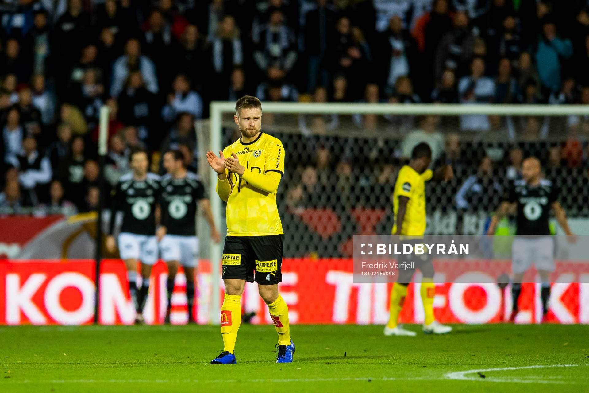 Marius Amundsen of Lillestrøm looks dejected