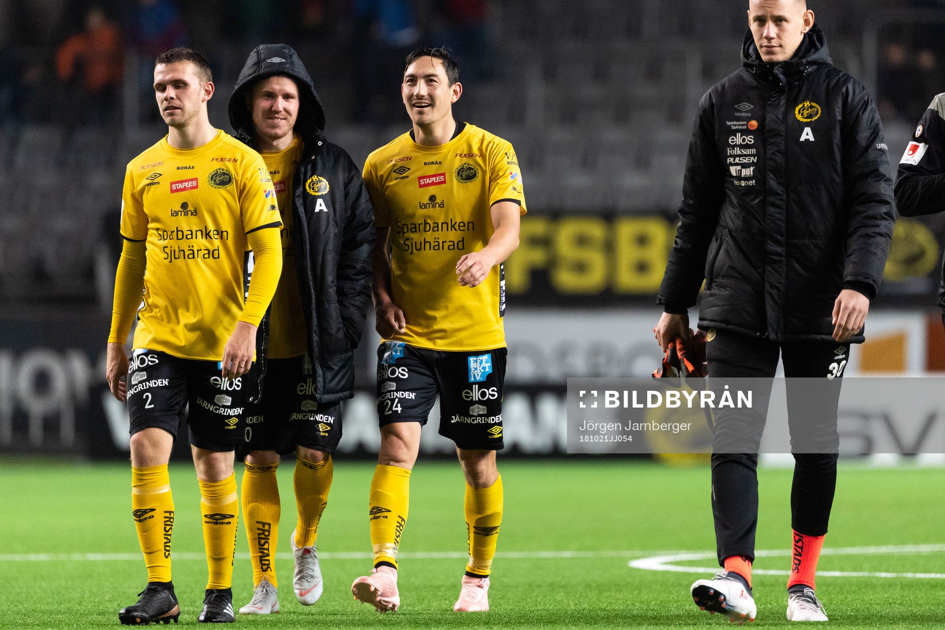Elfsborgs Jesper Manns, Simon Lundevall och Stefan Ishizaki