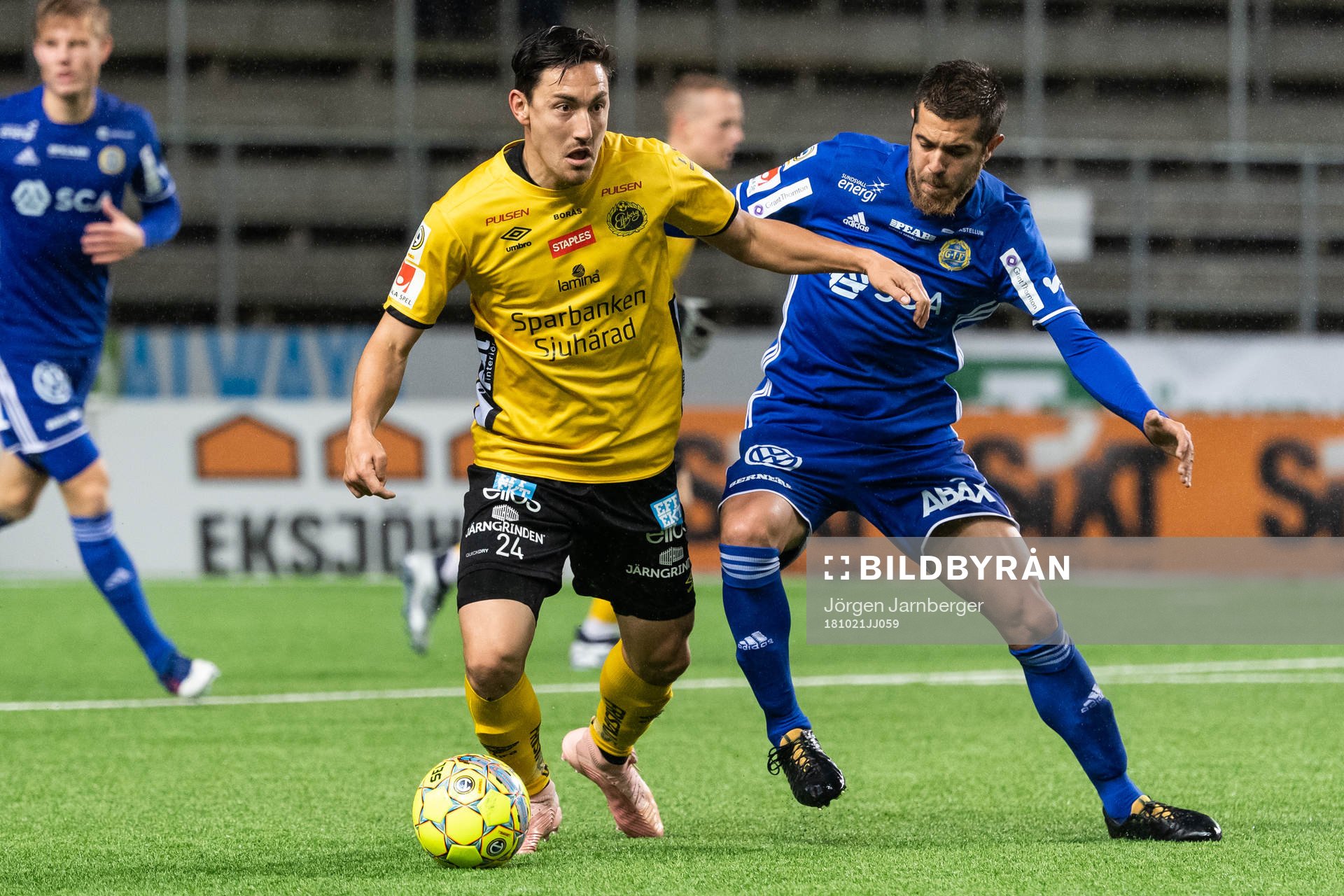 Elfsborgs Stefan Ishizaki och Sundsvalls Juan Jose