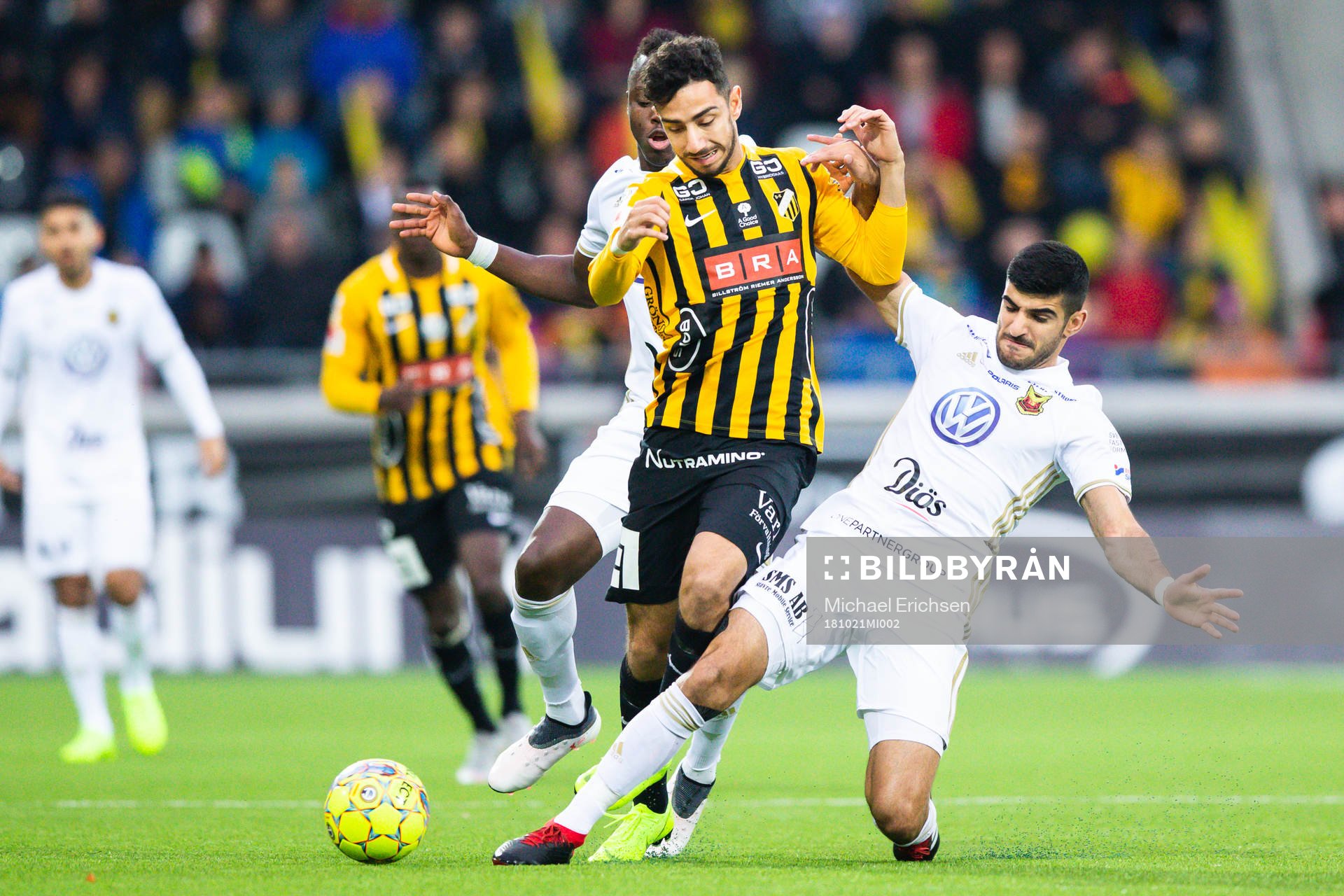 Häckens Daleho Irandust och Östersunds Rewan Amin