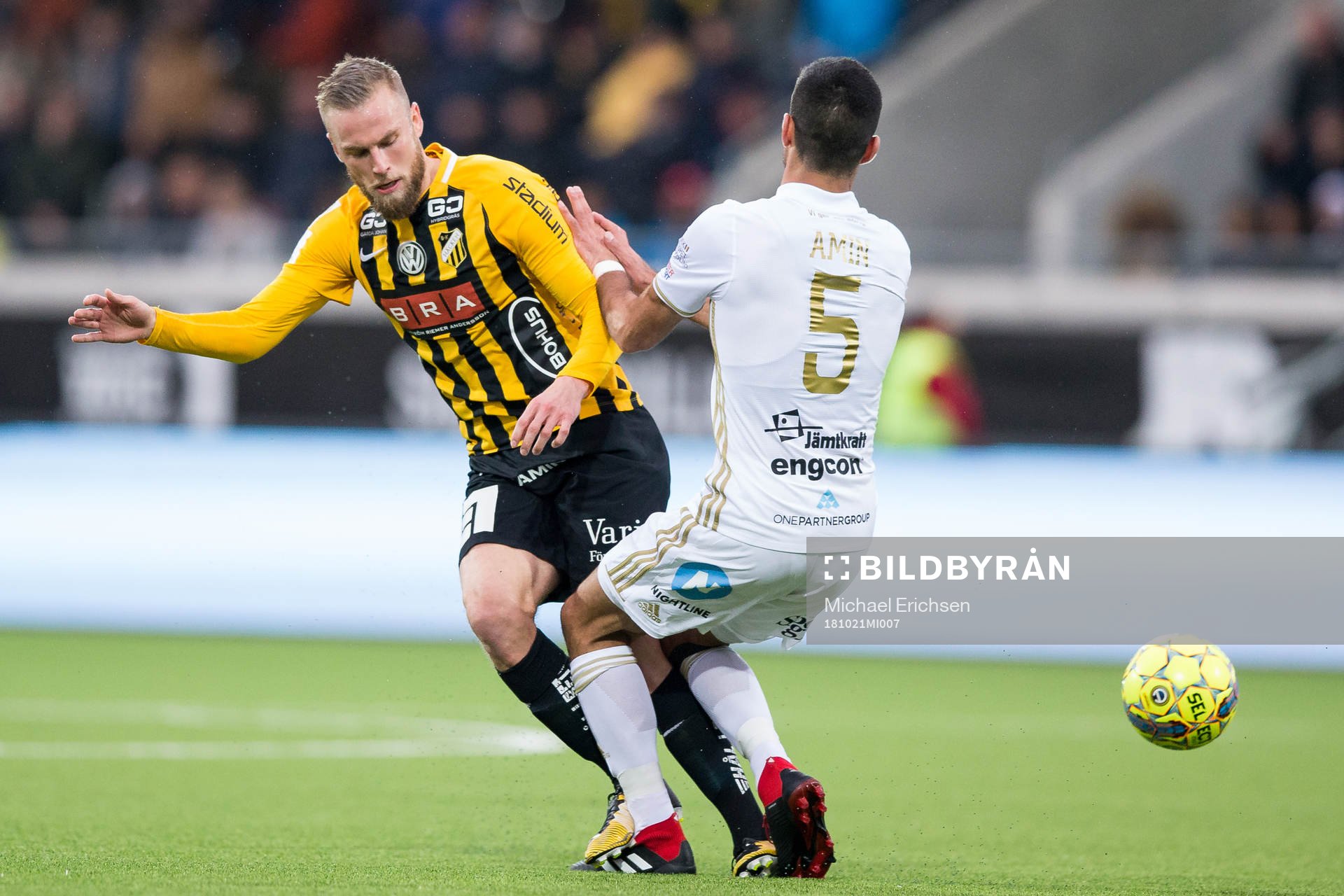 Häckens Alexander Faltsetas och Östersunds Rewan Amin