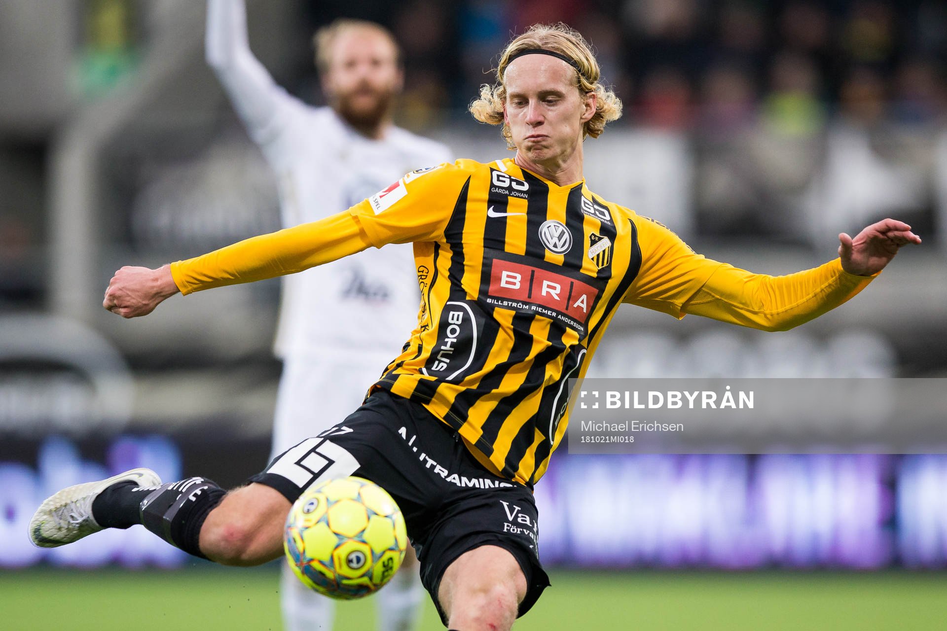 Häckens Gustav Berggren med ett skottförsök