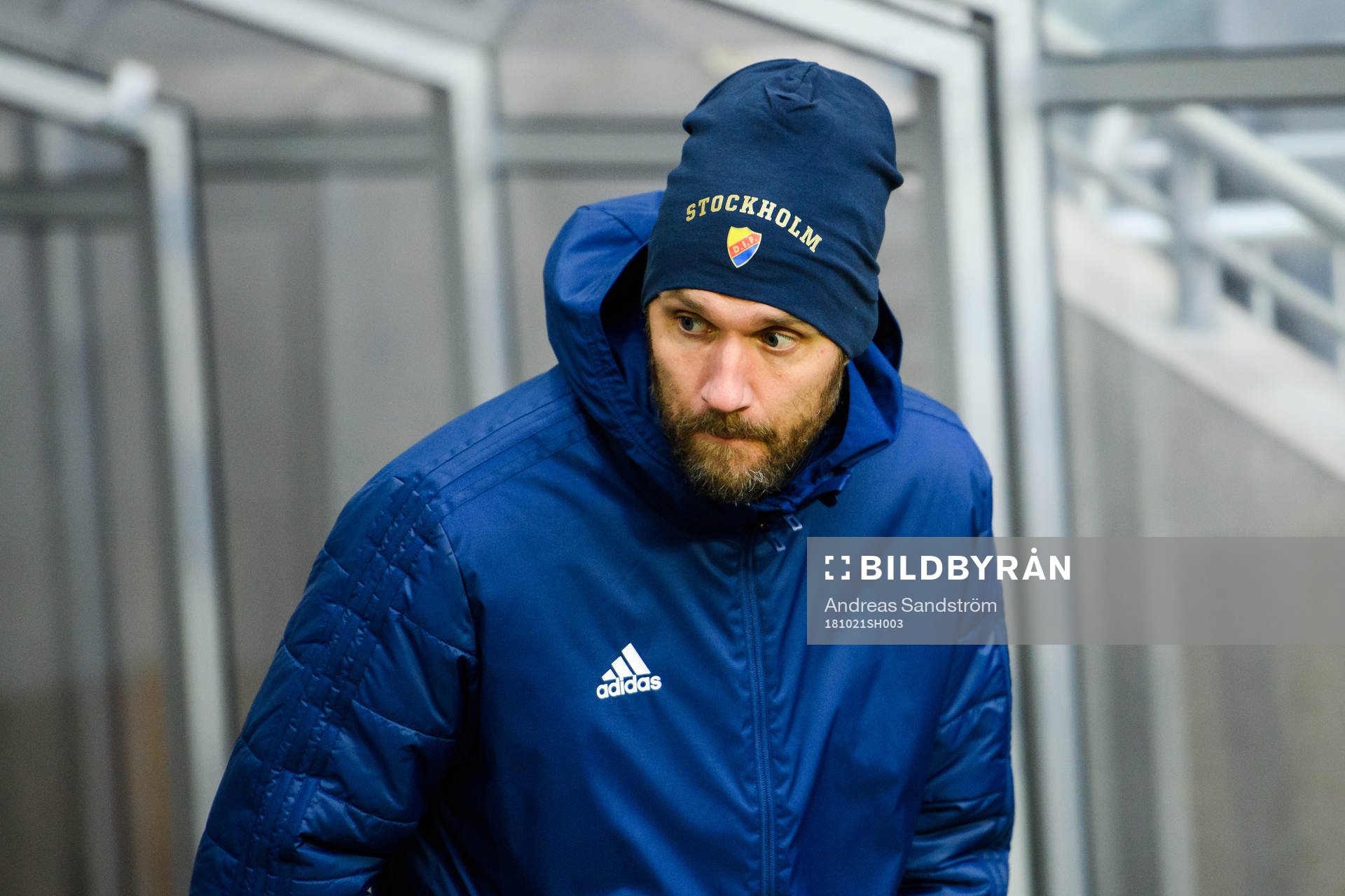Djurgårdens målvakt Andreas Isaksson före