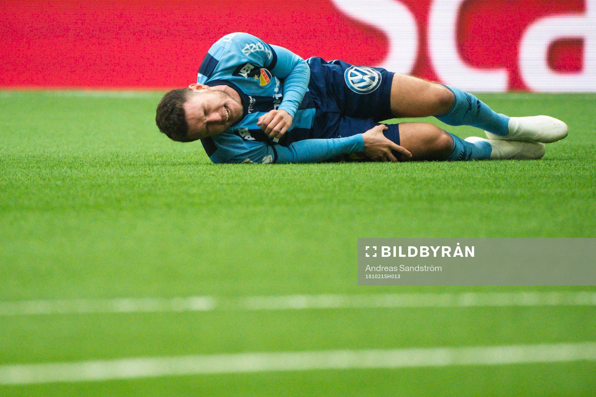 Djurgårdens Kerim Mrabti har ont