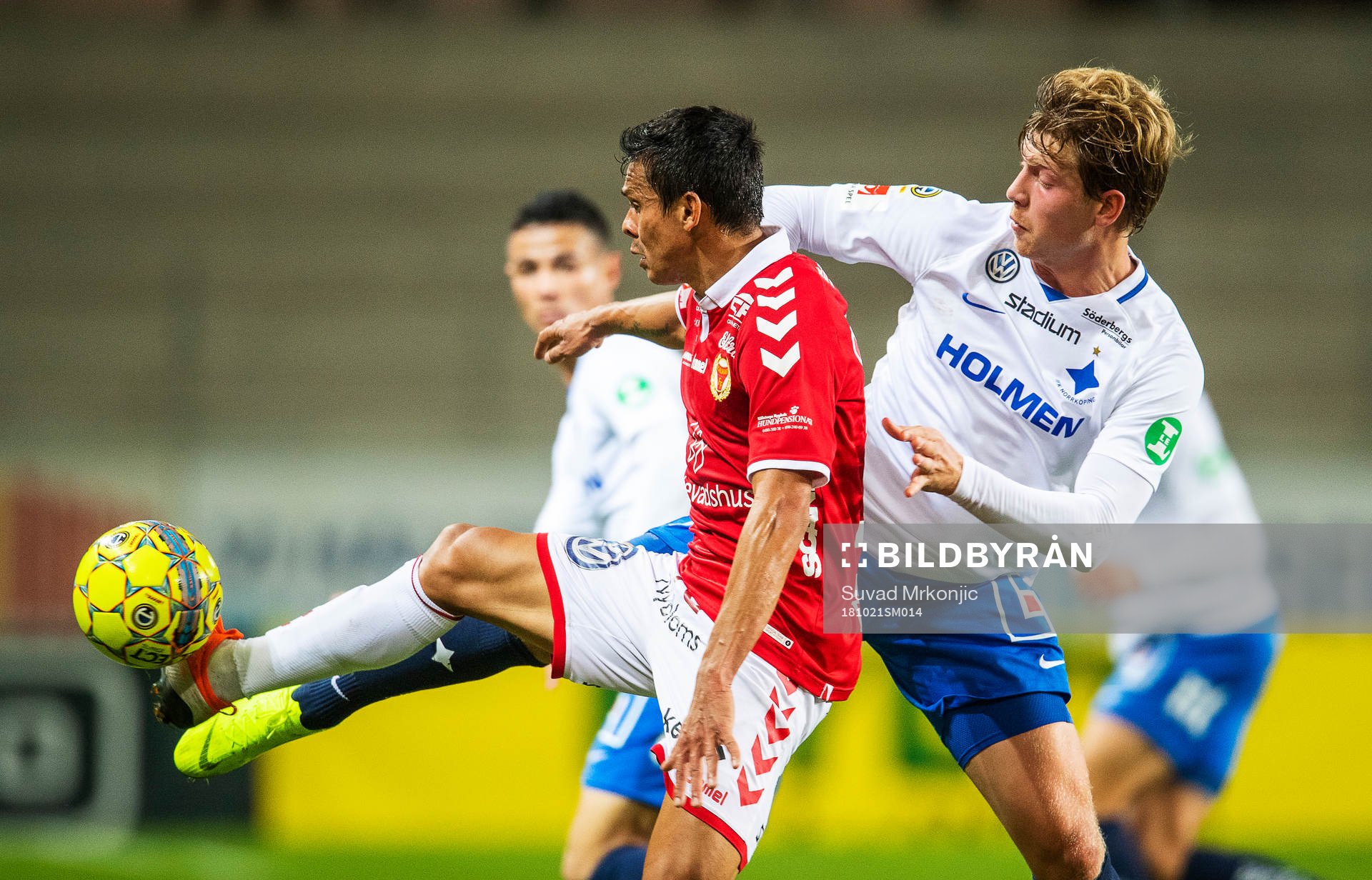 Kalmars Romário Pereira Sipião och Norrköpings Alexander