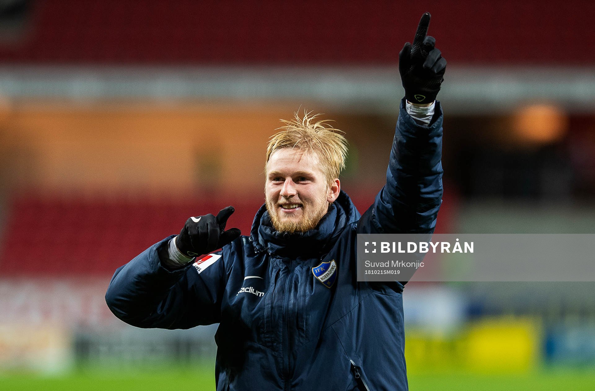 Norrköpings Kalle Holmberg jublar