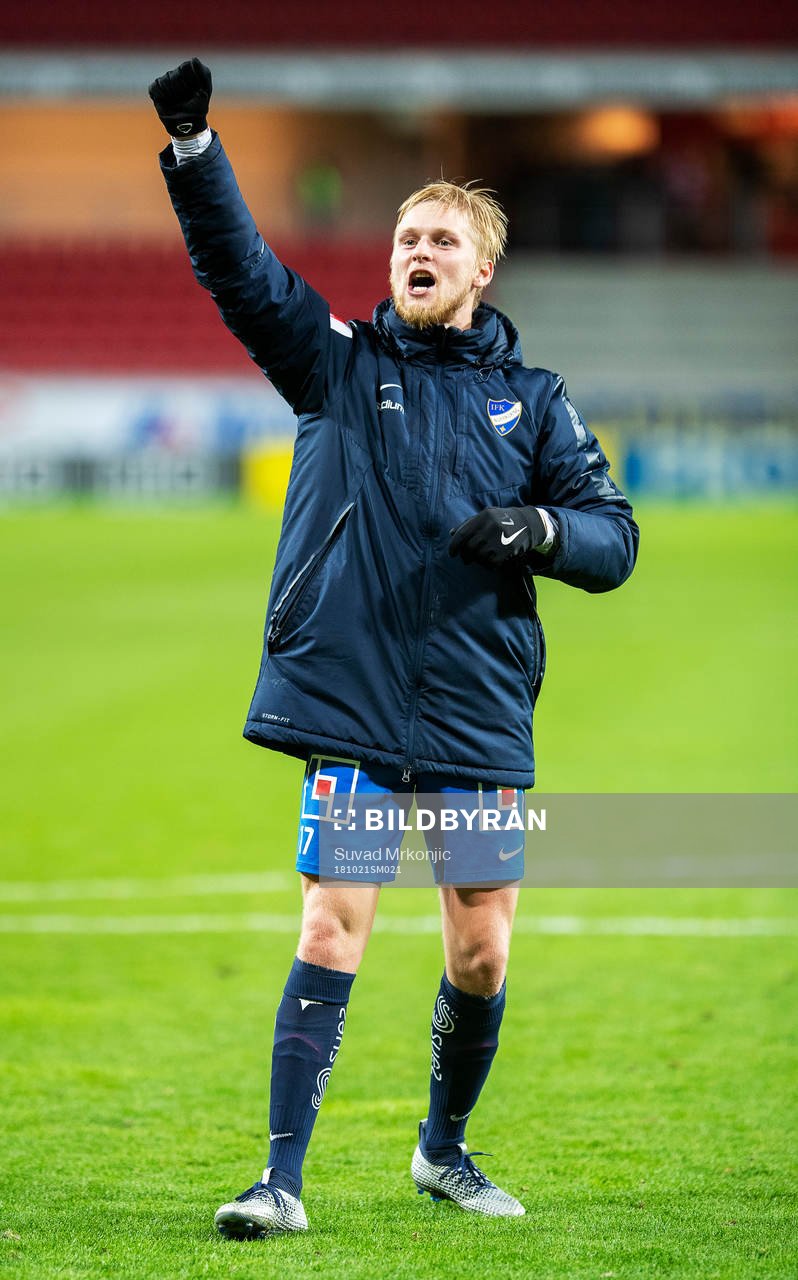 Norrköpings Kalle Holmberg jublar