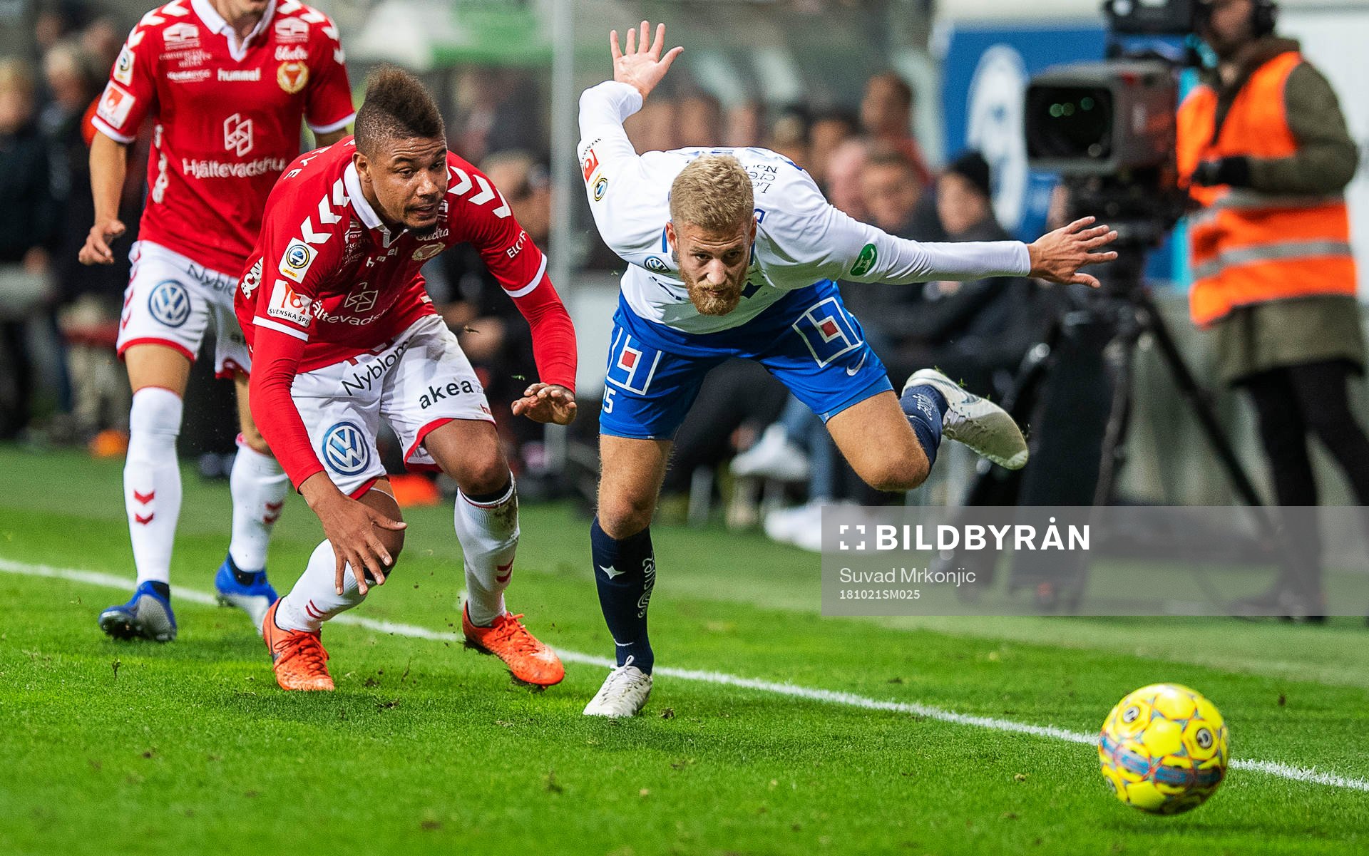 Kalmars Mikael Dyrestam och Norrköpings Filip Dagerstål