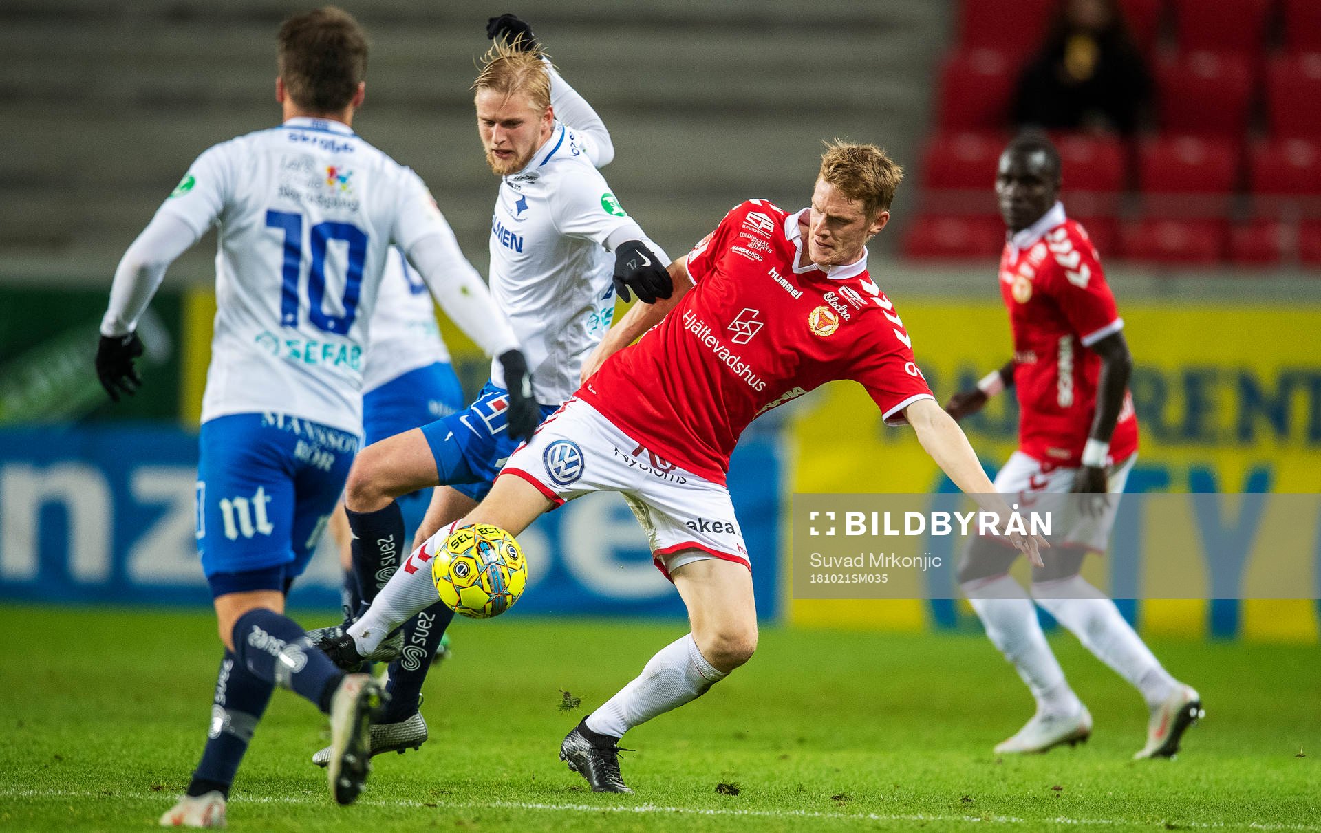 Kalmars Rasmus Elm och Norrköpings Kalle Holmberg
