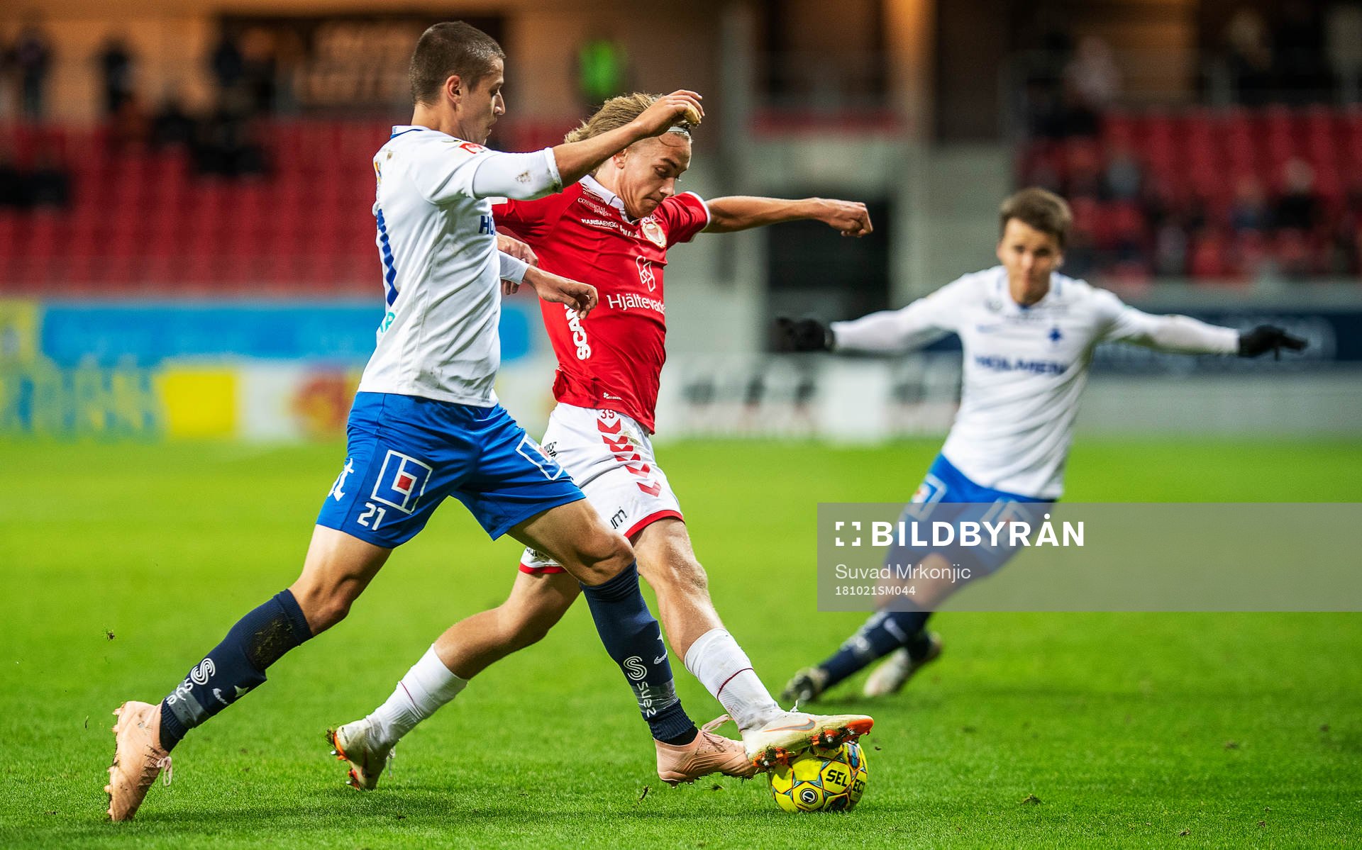 Kalmars Isak Magnusson och Norrköpings Simon Thern
