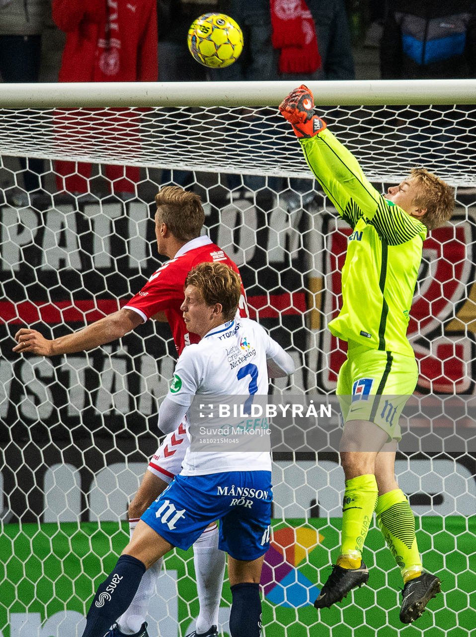 Norrköpings målvakt Isak Pettersson och Alexander