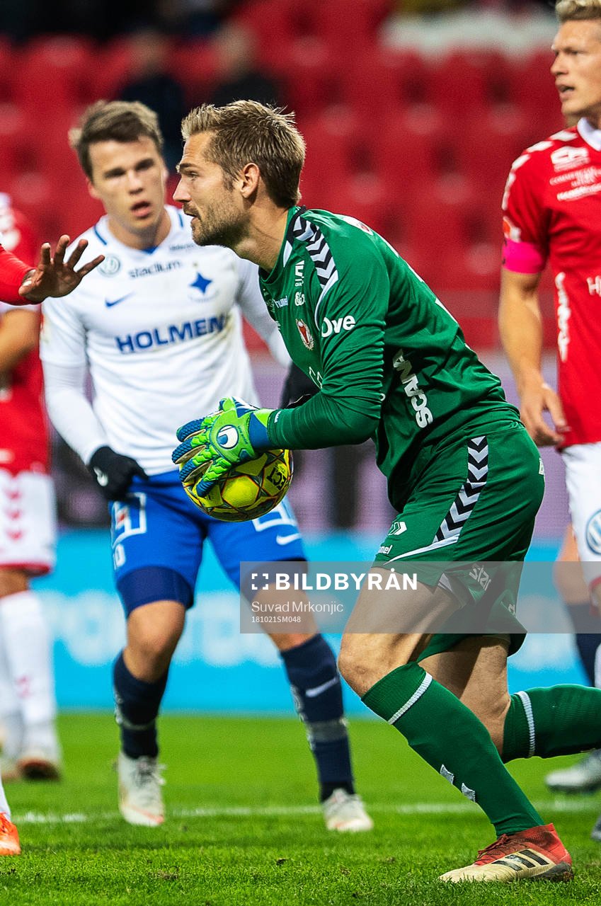 Kalmars målvakt Lucas Hägg-Johansson