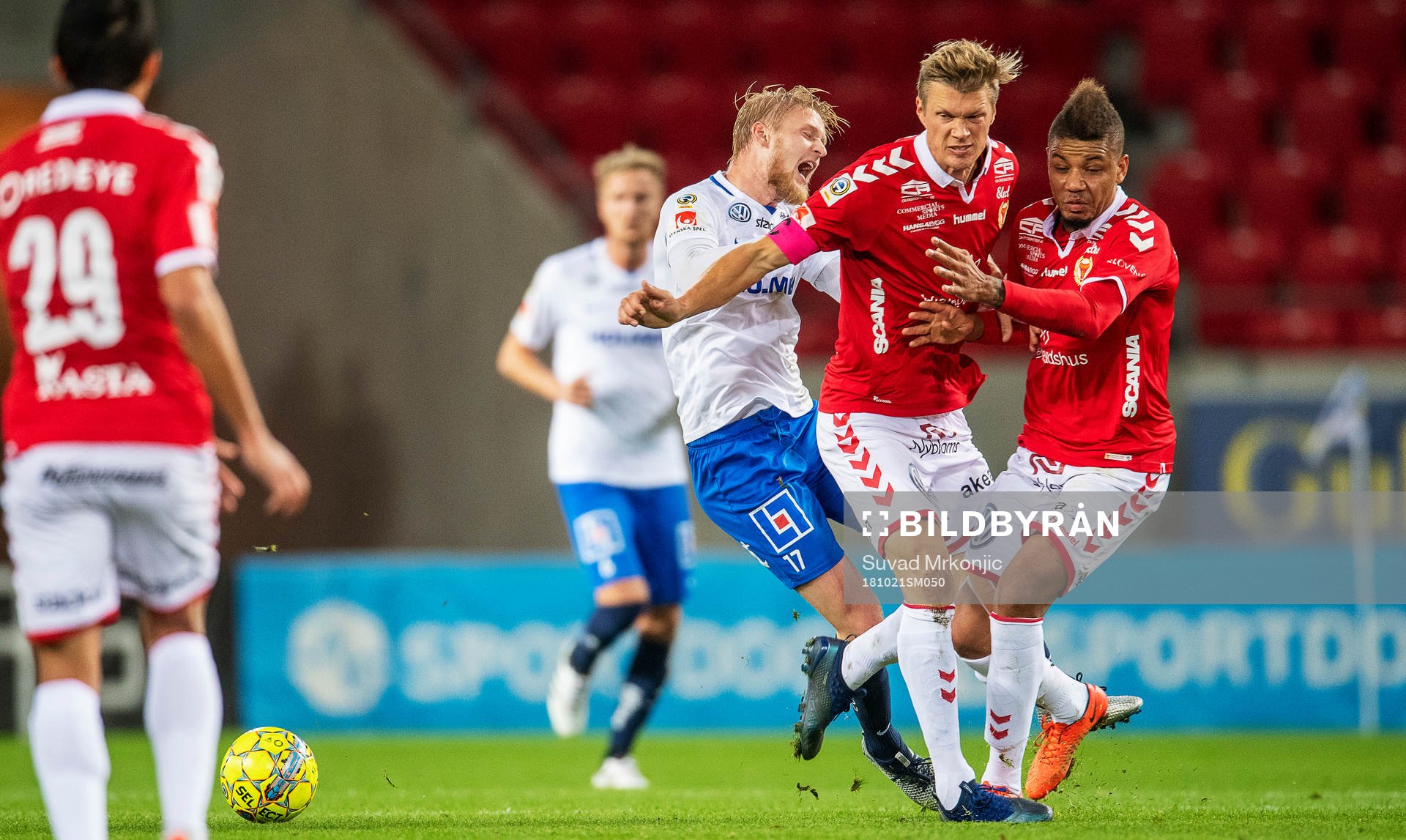 Kalmars Viktor Elm och Mikael Dyrestam samt Norrköpings