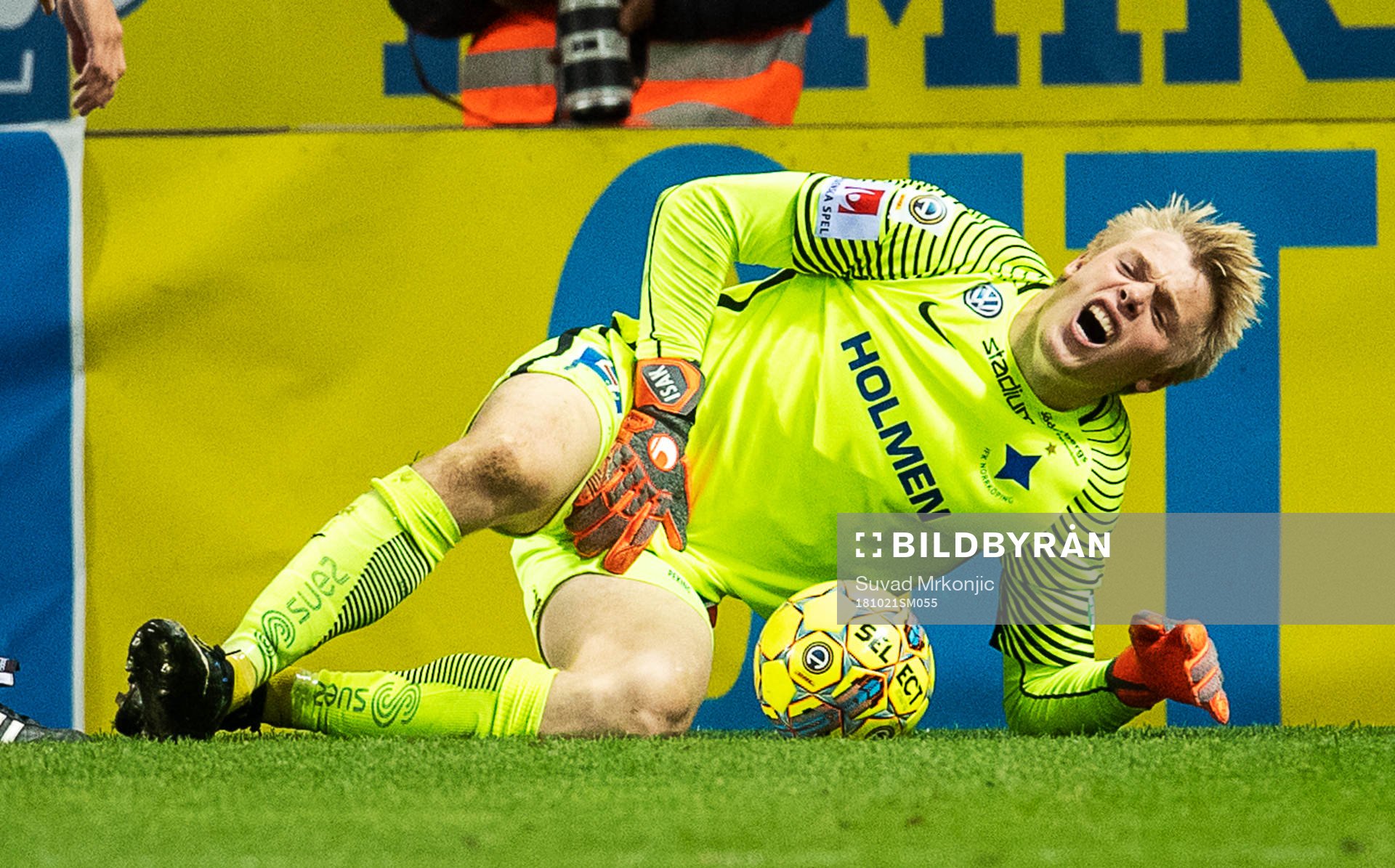 Norrköpings målvakt Isak Pettersson