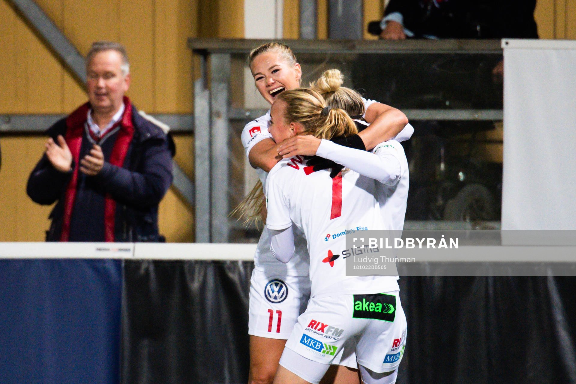 Rosengårds Lisa-Marie Utland, Ebba Wieder och Anja Mittag