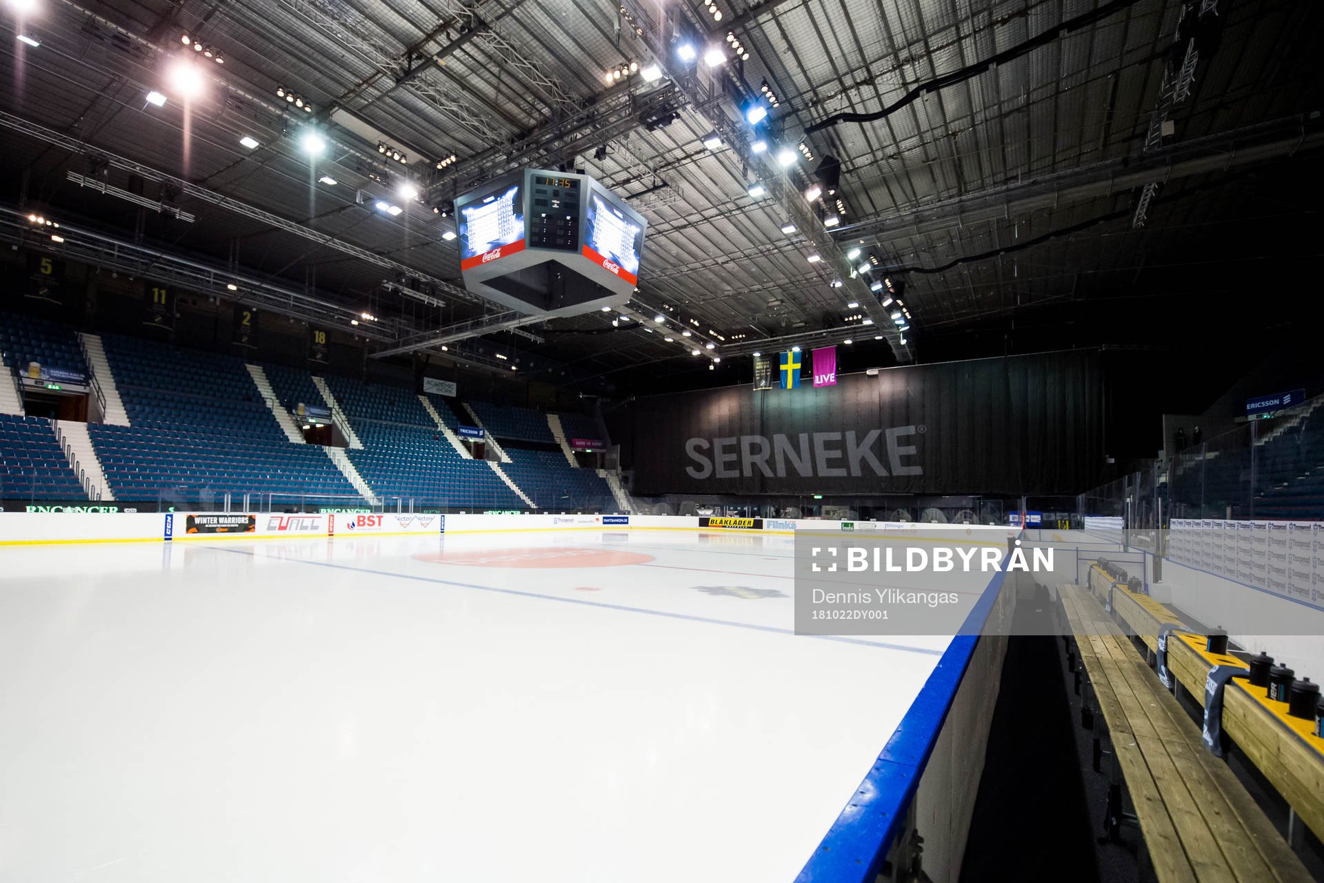 Interiör av hovet innan