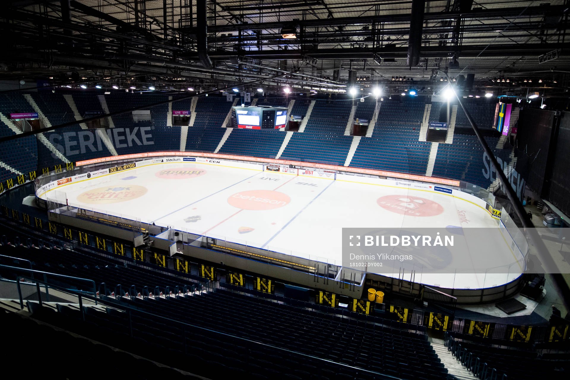 Interiör av hovet innan