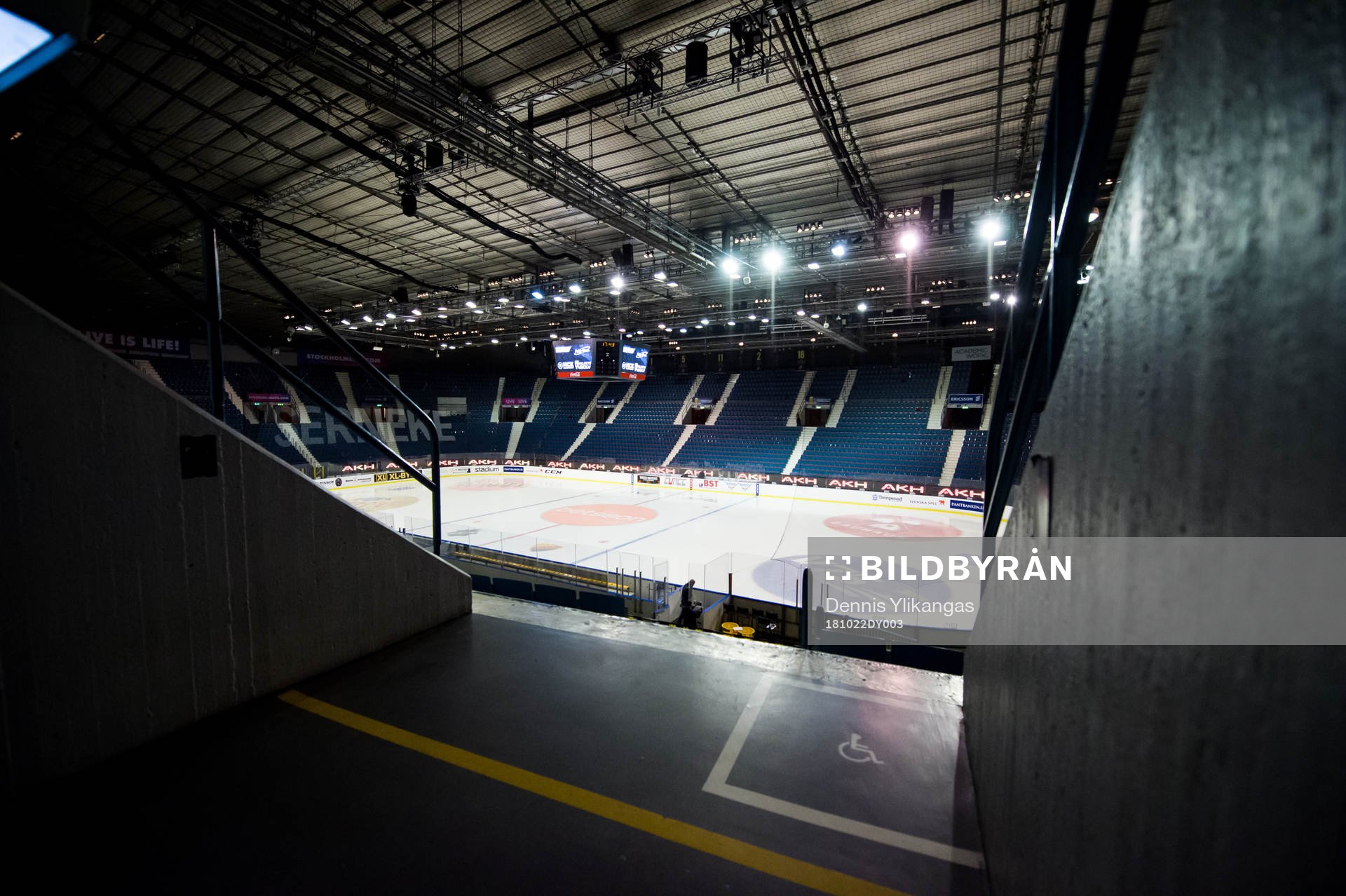 Interiör av hovet innan