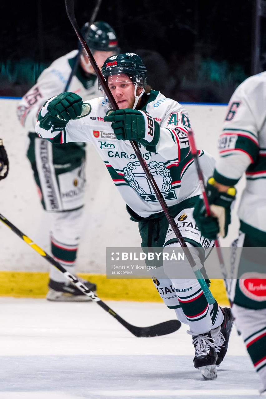 Tingsryds Hampus Melen jublar