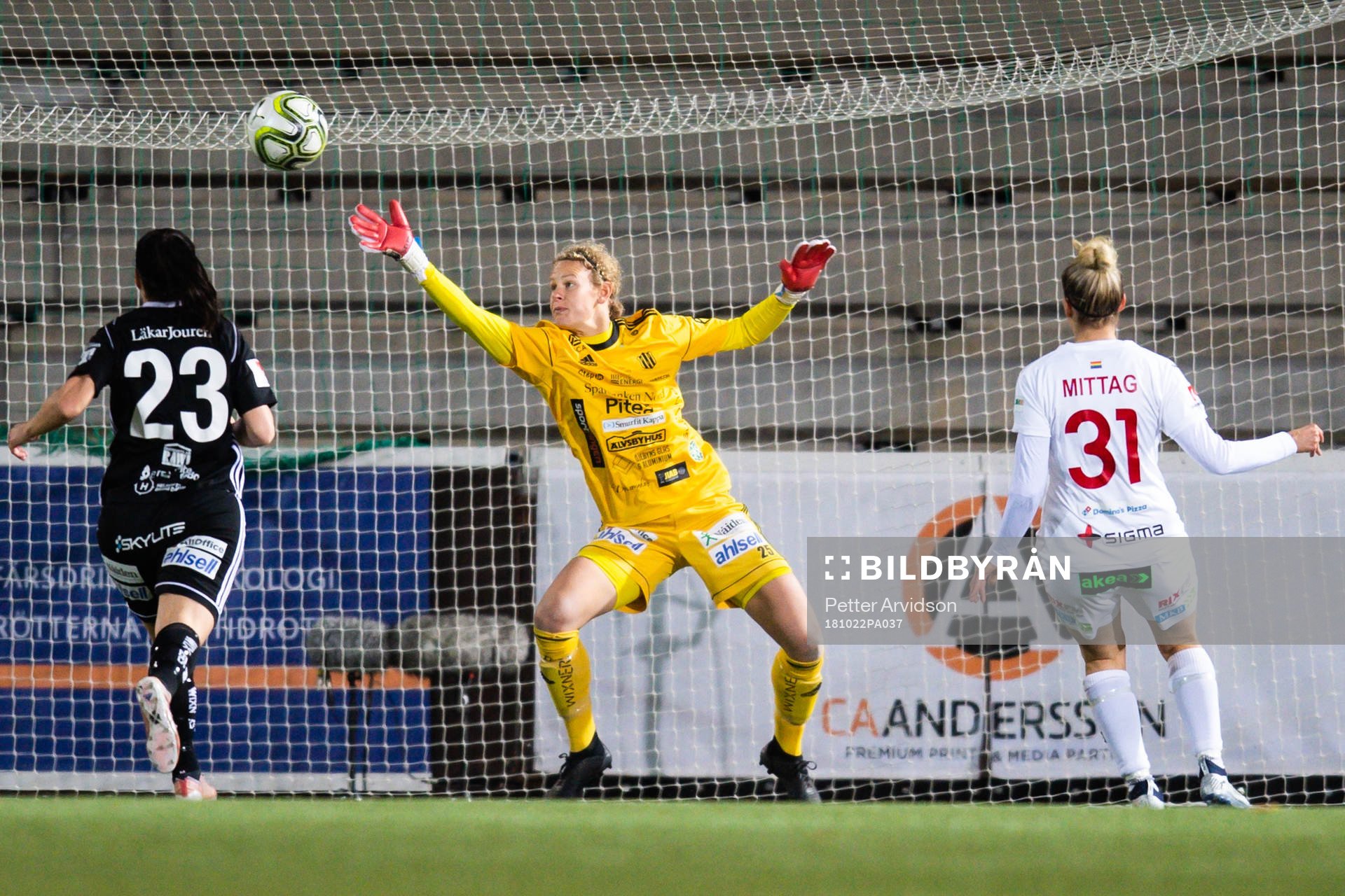 Piteås målvakt Cajsa Andersson