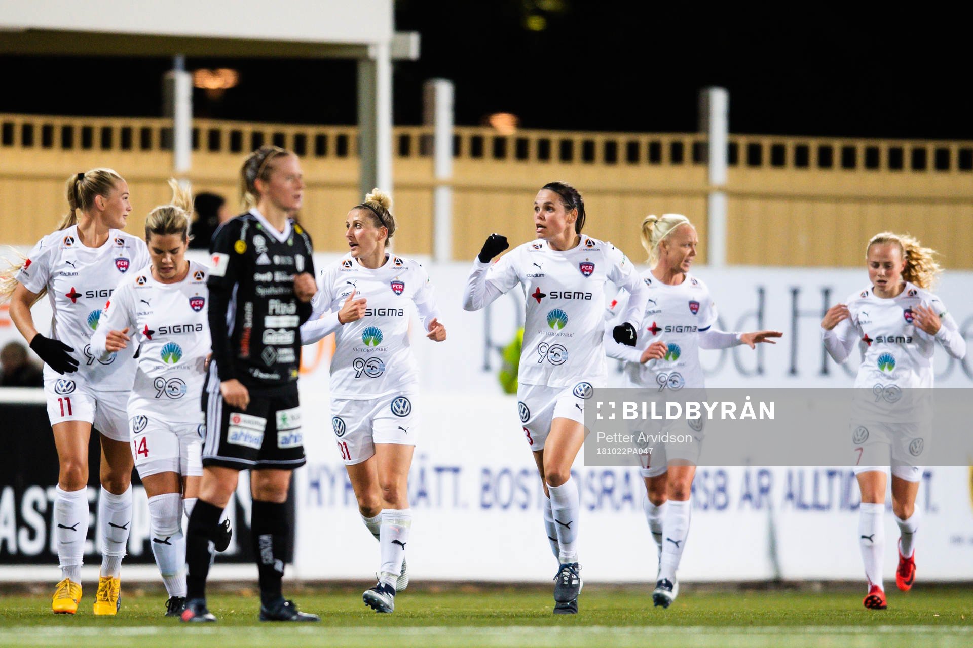Rosengårds Anja Mittag och Rosengårds Simone Boye