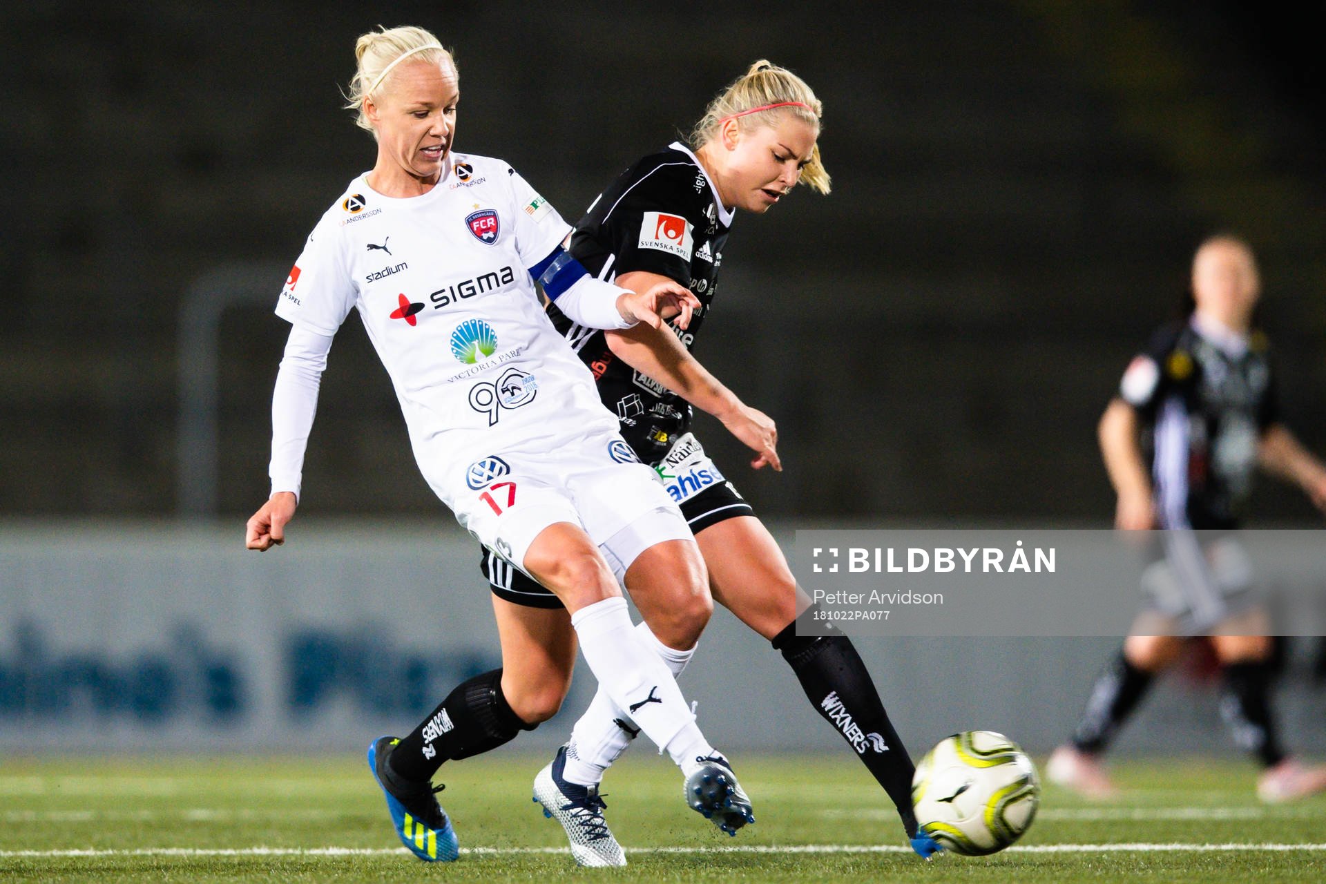 Rosengårds Caroline Seger och Piteås Ellen Löfqvist