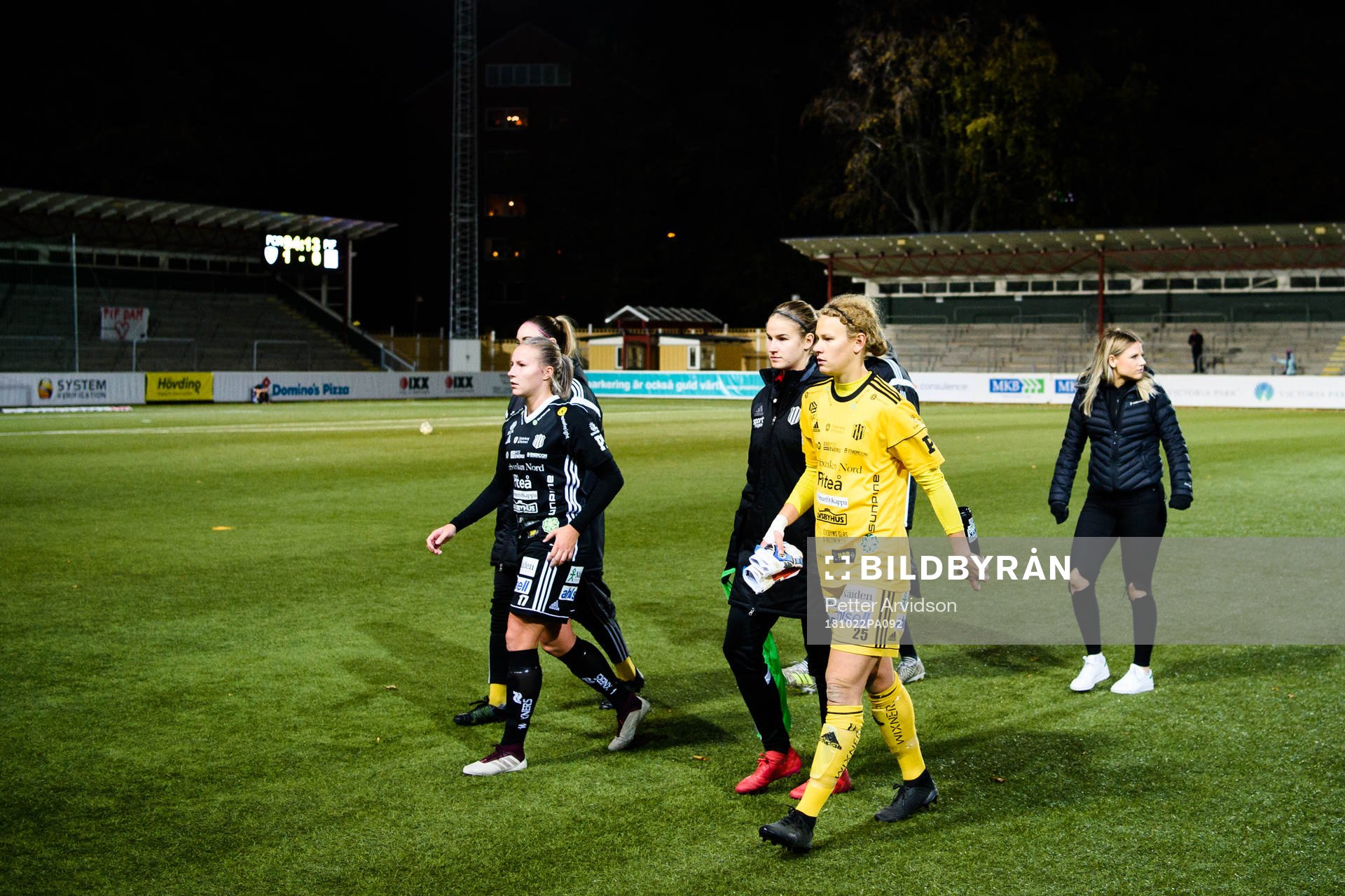 Piteås målvakt Cajsa Andersson deppar