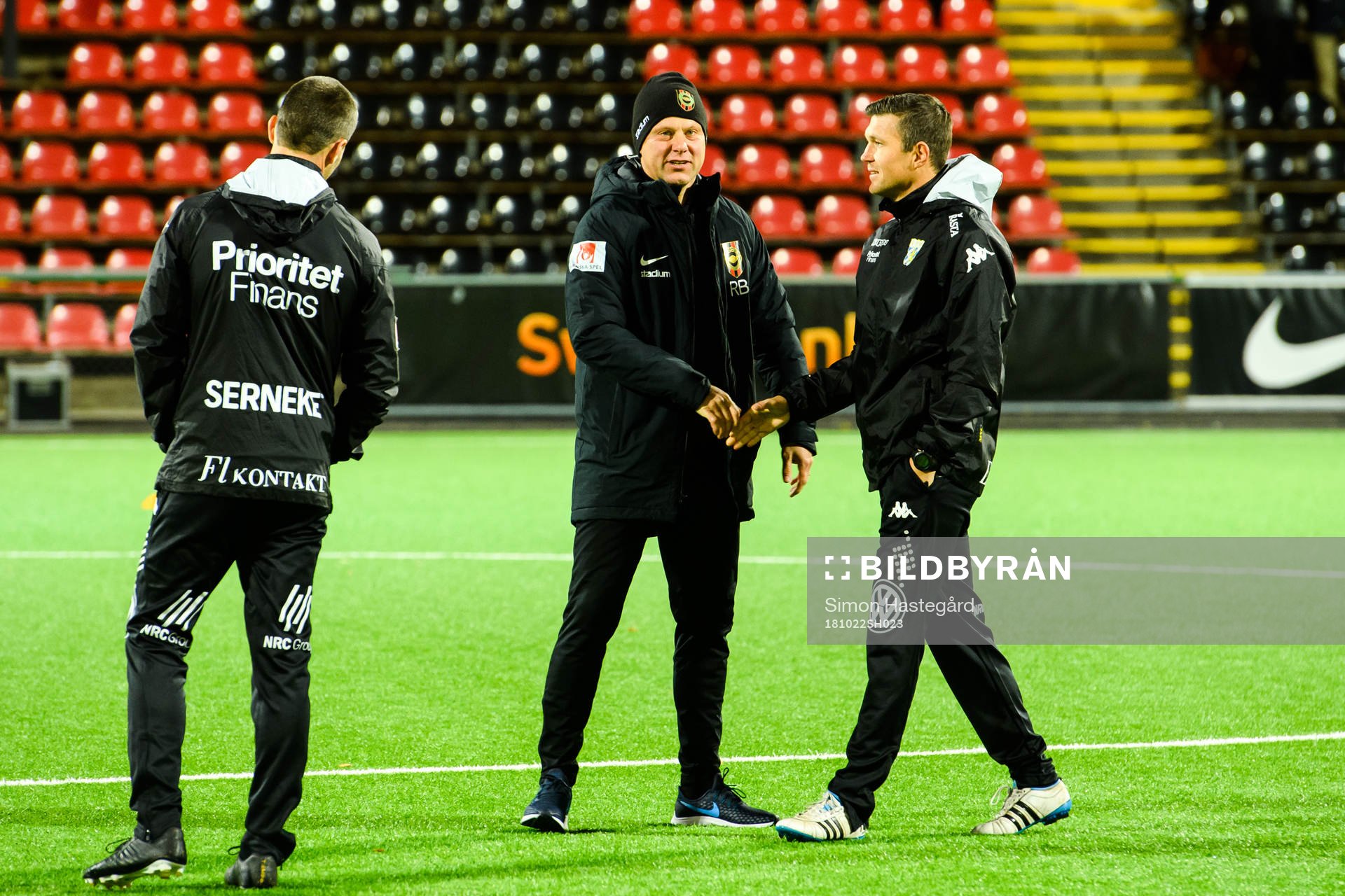 Brommapojkarnas tränare Roberth Björknesjö,  IFK