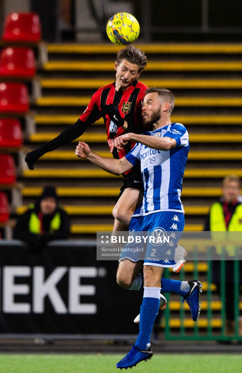 Brommapojkarnas Johan Falkmar och IFK Göteborgs Emil