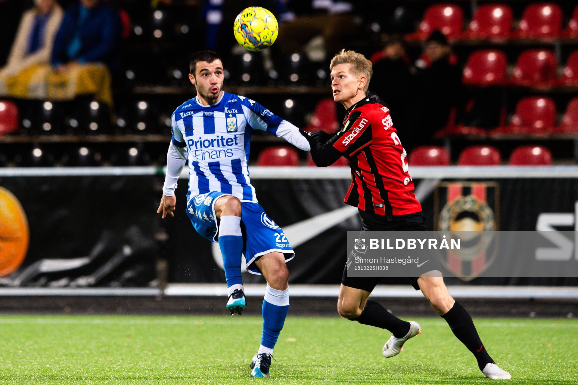 IFK Göteborgs Giorgi Kharaishvili och Brommapojkarnas