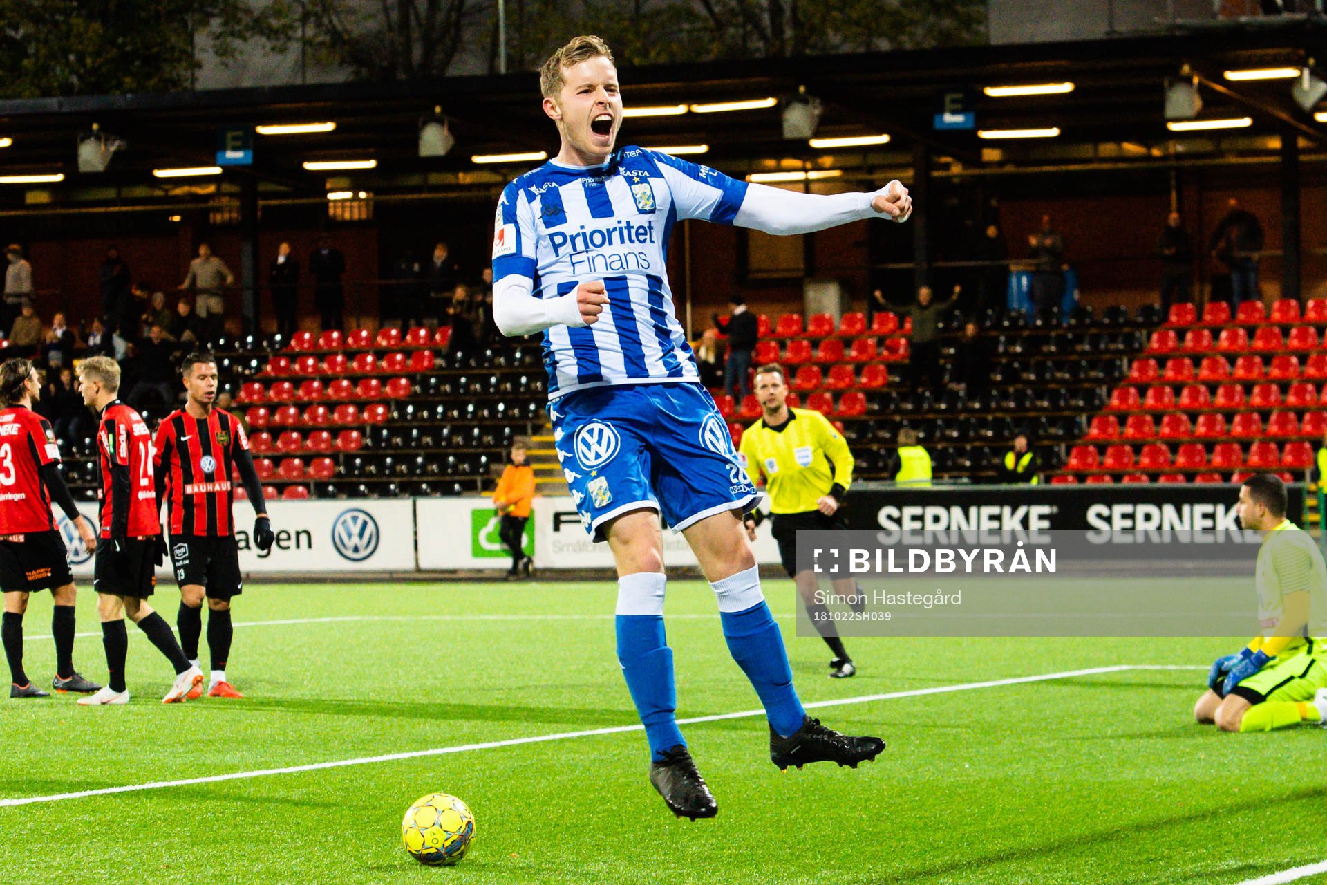 IFK Göteborgs Victor Wernersson jublar