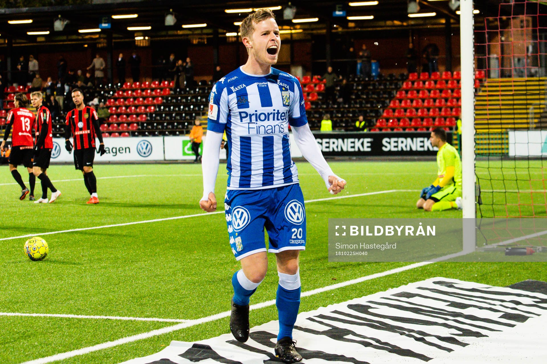 IFK Göteborgs Victor Wernersson jublar