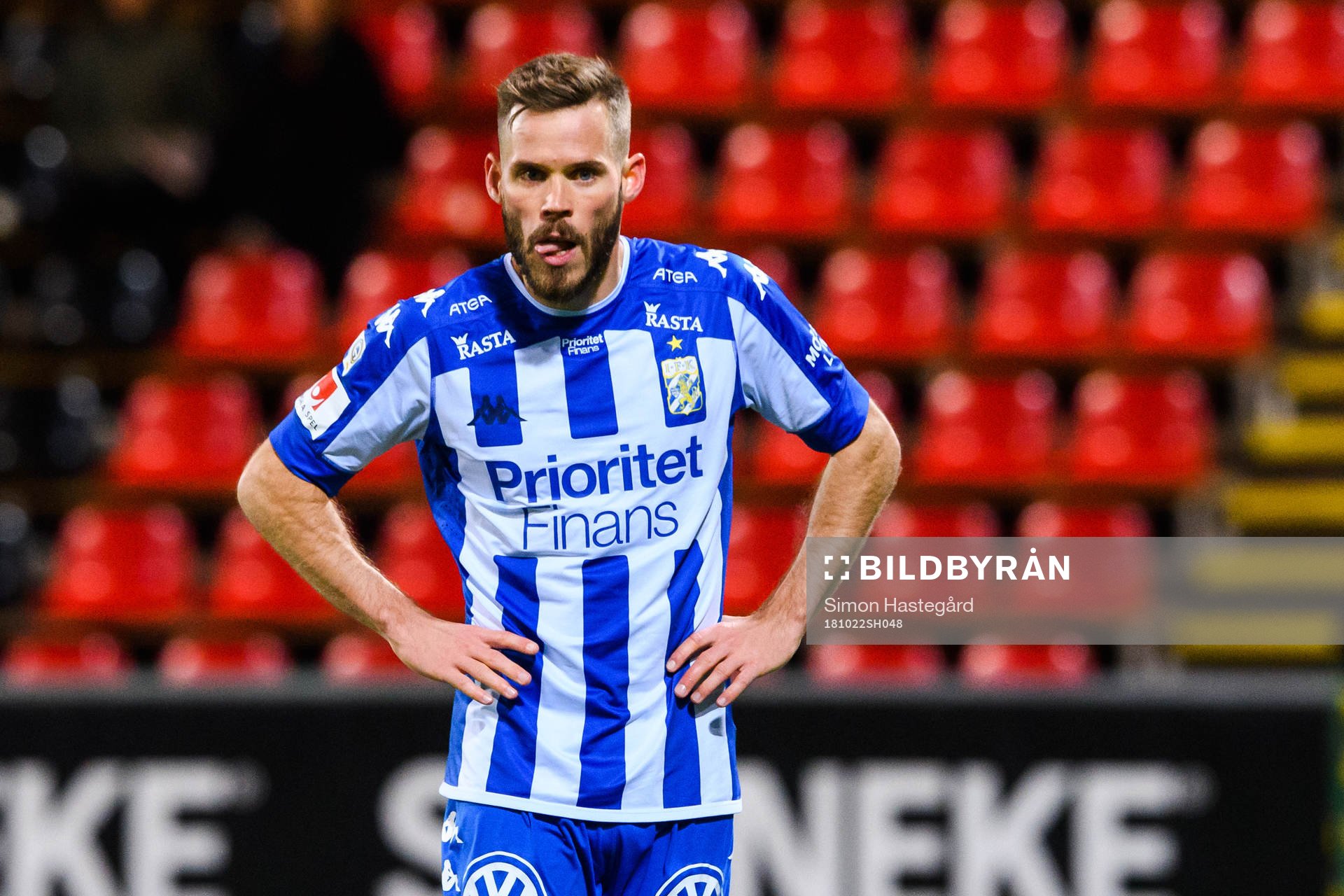 IFK Göteborgs Emil Salomonsson deppar