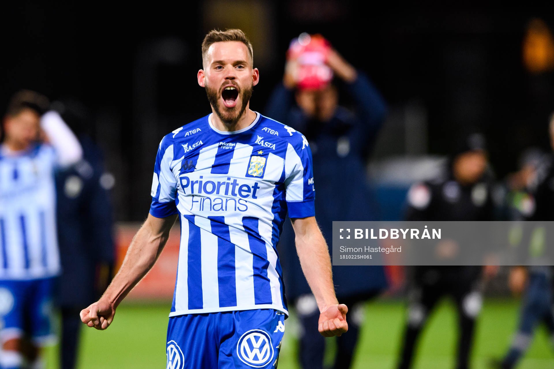 IFK Göteborgs Emil Salomonsson jublar
